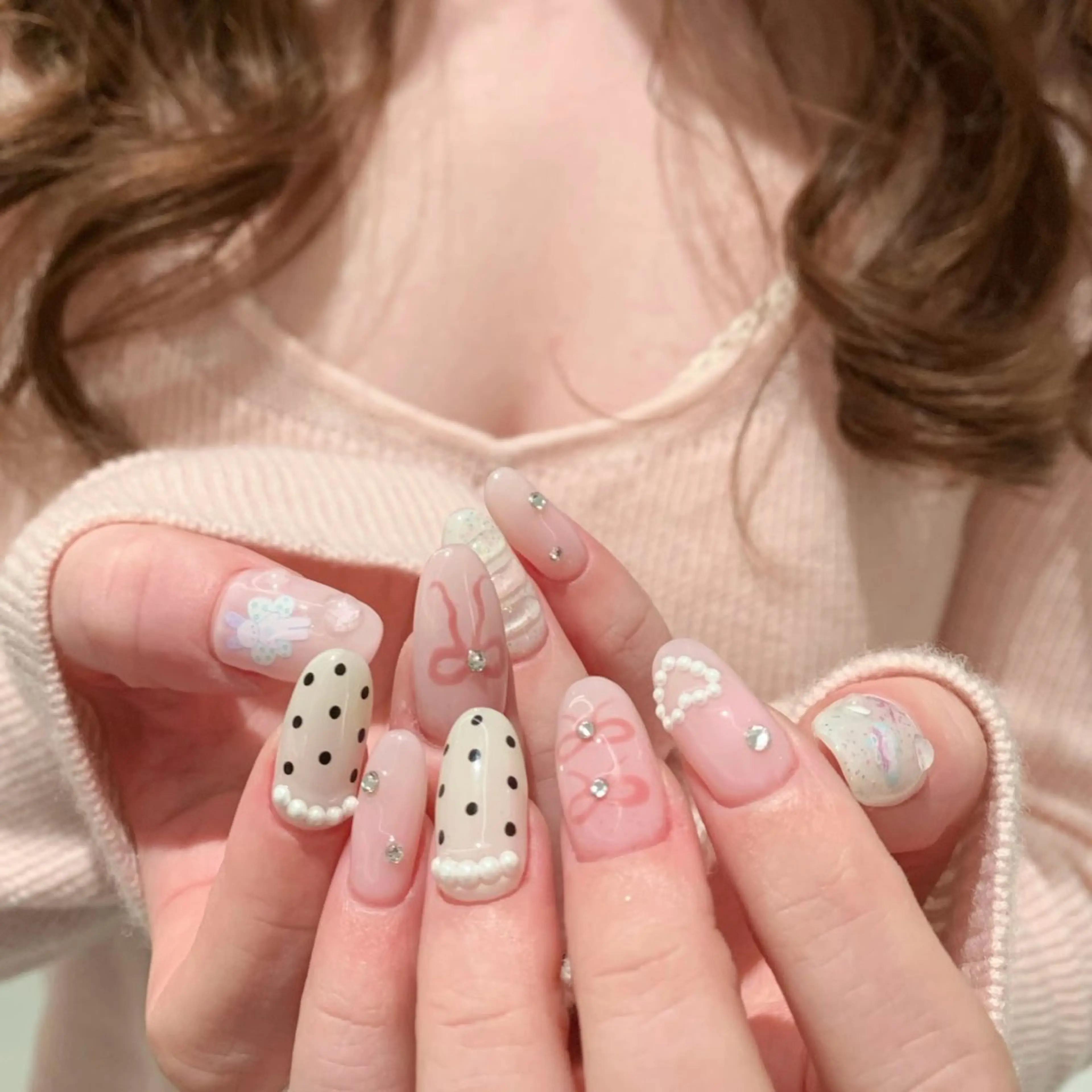 ネイル ハンドネイル もも モモのネイルデザイン