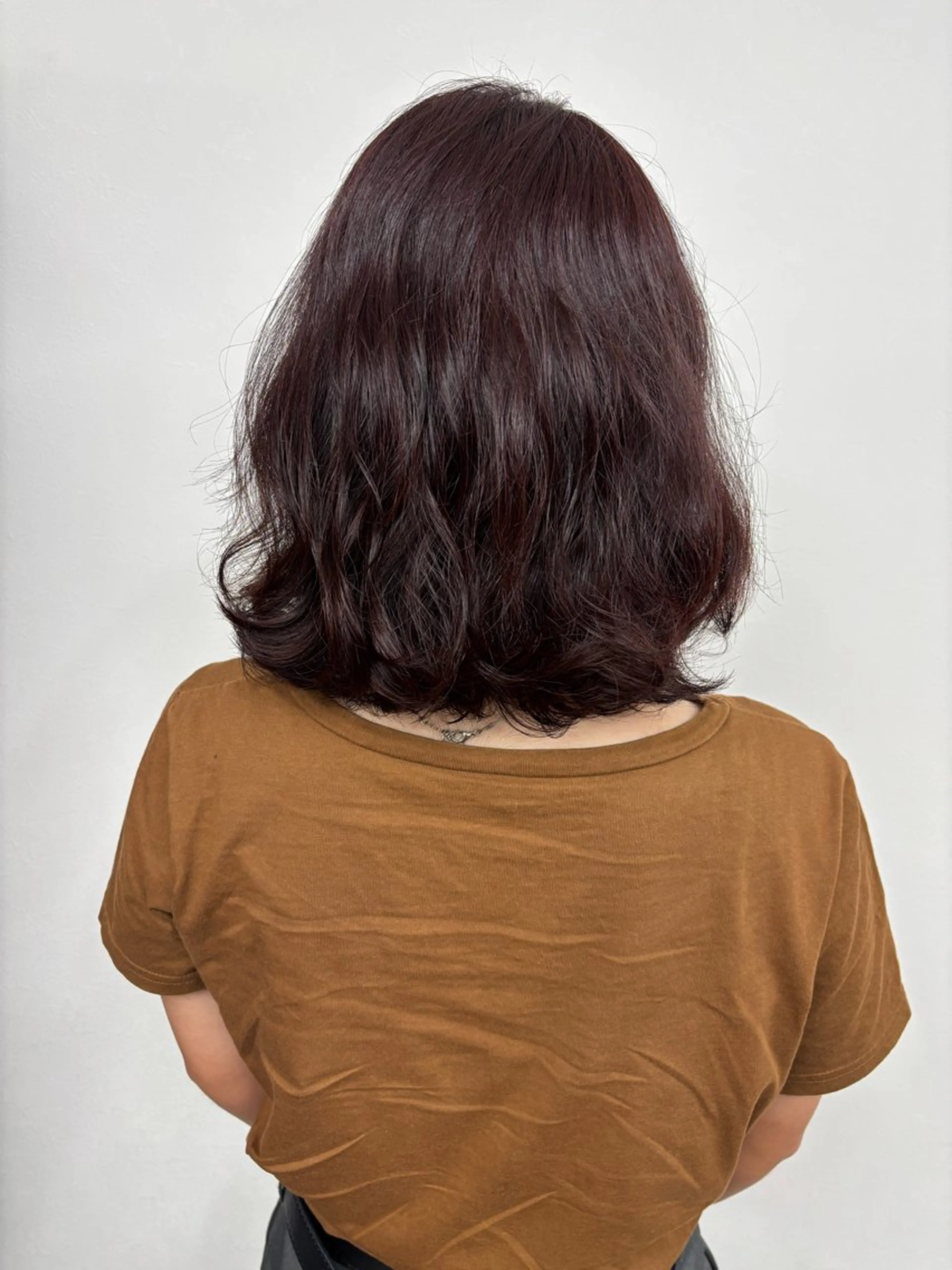 ミディアム カラー 透明感 カラー/国分寺のヘアスタイル