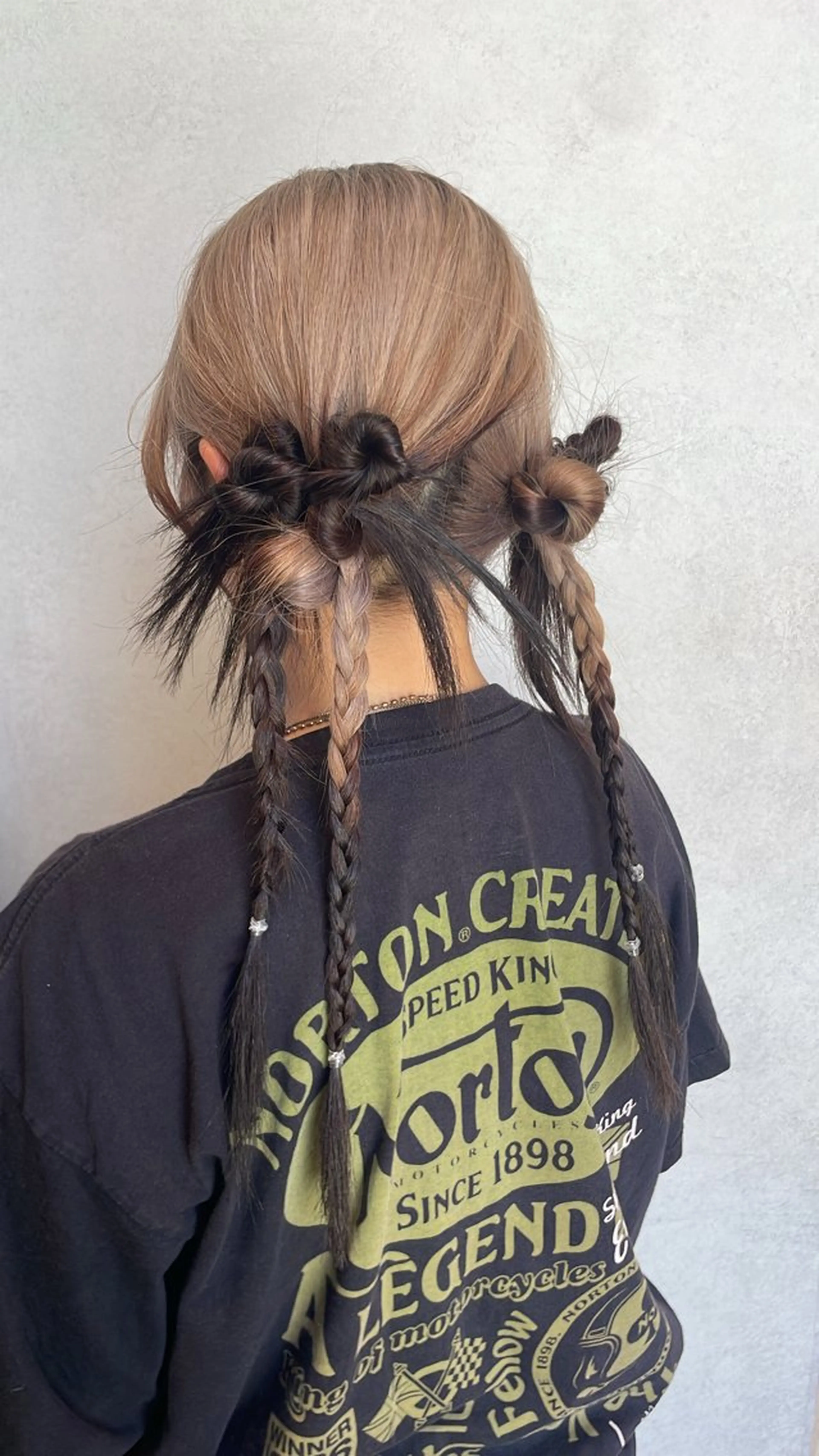 カラー ヘアアレンジ Cloe 銀座 【クロエ ギンザ】所属・ハイトーン/暖色 カラー/maoのヘアスタイル