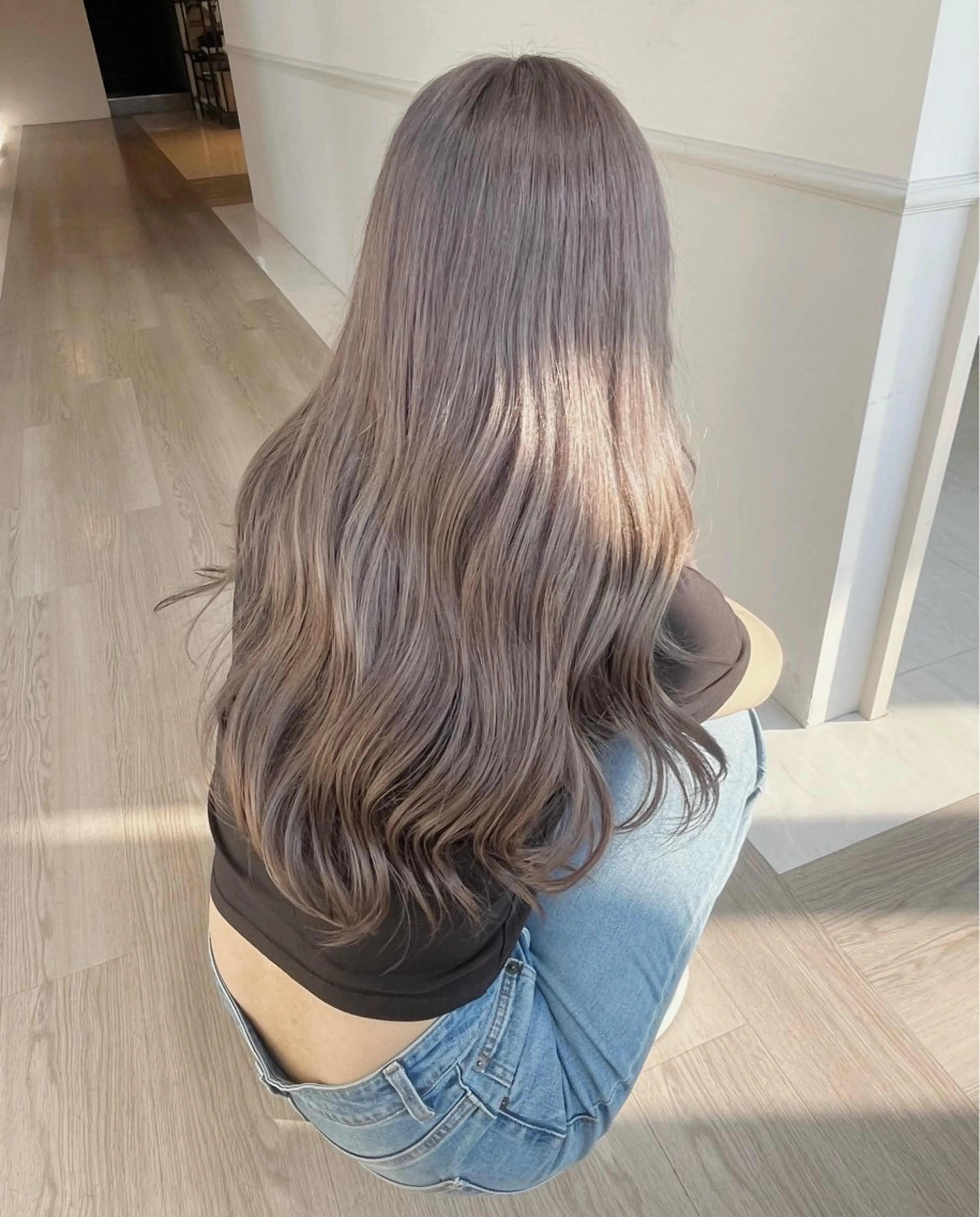 カラー グレージュ ニトウ レイナ🌺🌴🐠のヘアスタイル