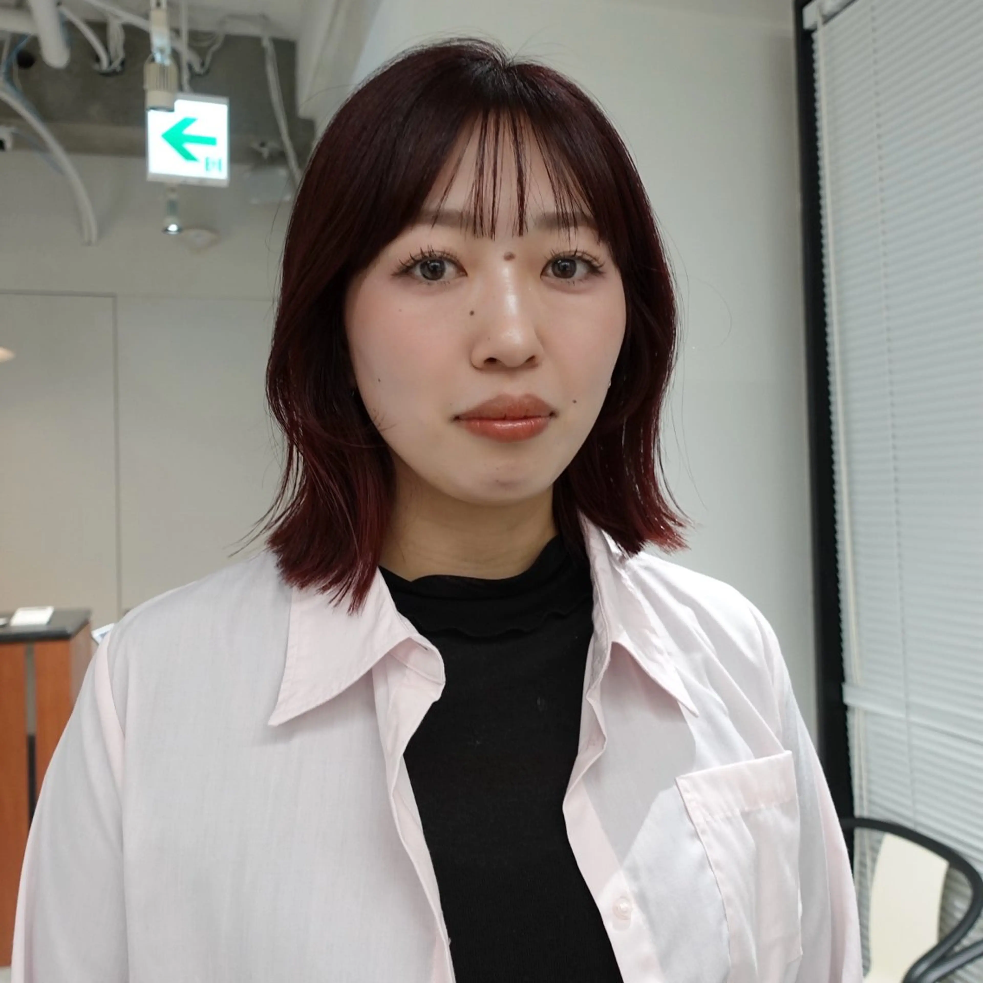 ミディアム カラー ヘアアレンジ カット ヘアカラー 🌐サトウ リョウ🌐のヘアスタイル