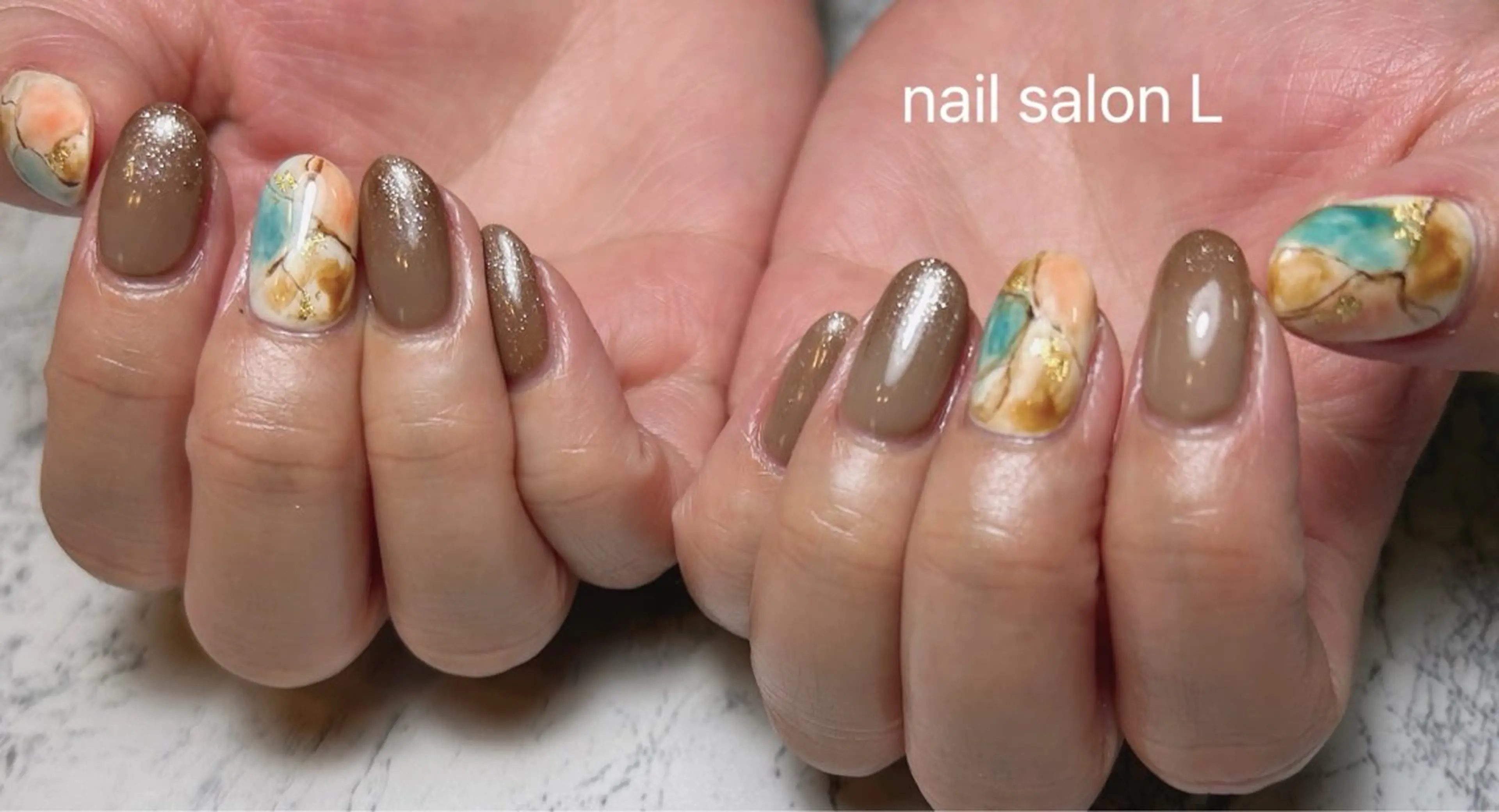 ネイル ハンドネイル 吉川市 ネイルサロンLのネイルデザイン