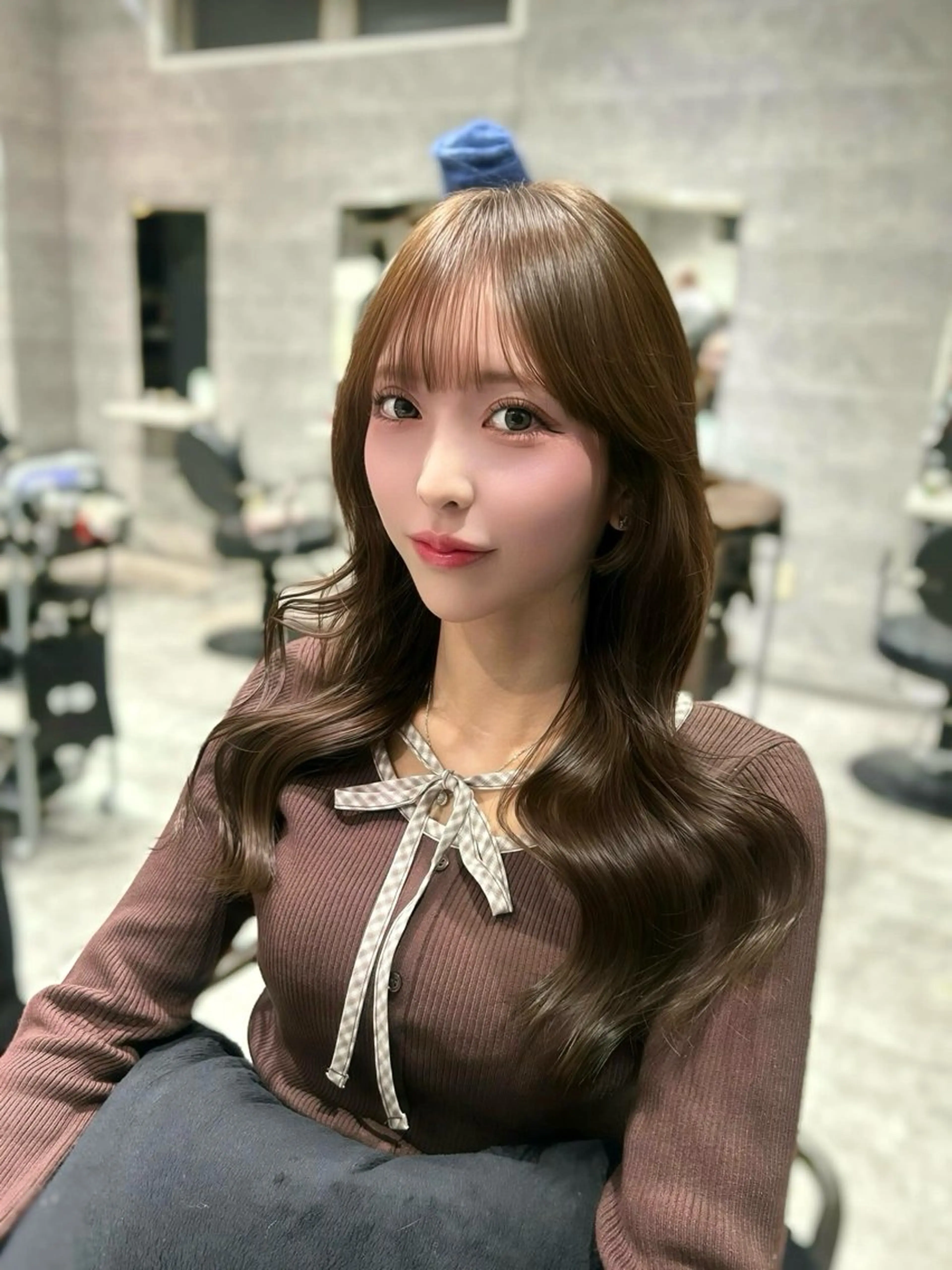 セミロング 似合わせカット カット _WHITE難波店[アンダーバーホワイト]所属・顔周りカット/大人 可愛い💍/中村嘉秀のヘアスタイル