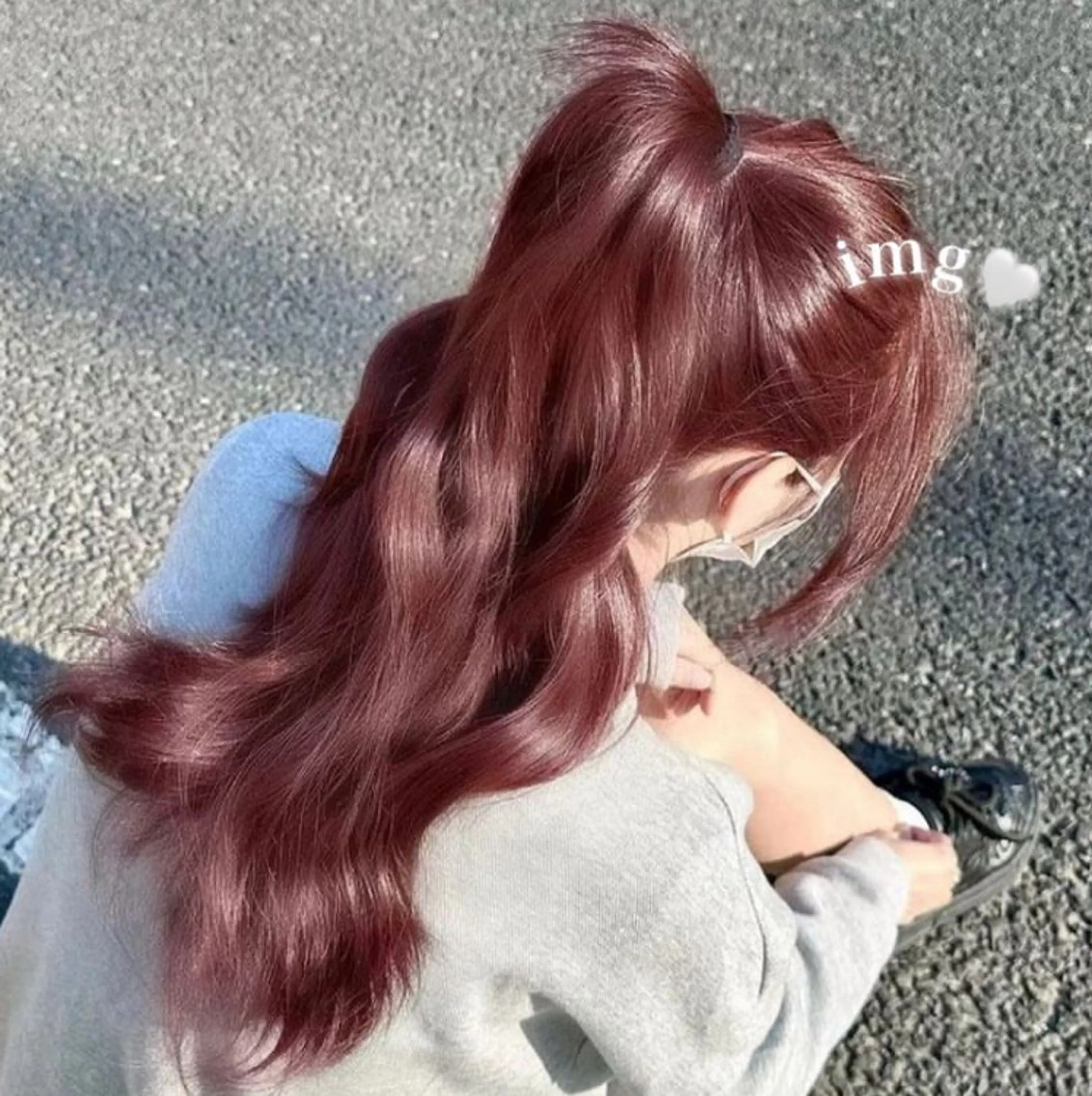 カラー girly❤︎暖色ヘ ア➰🎀HINANOのヘアスタイル