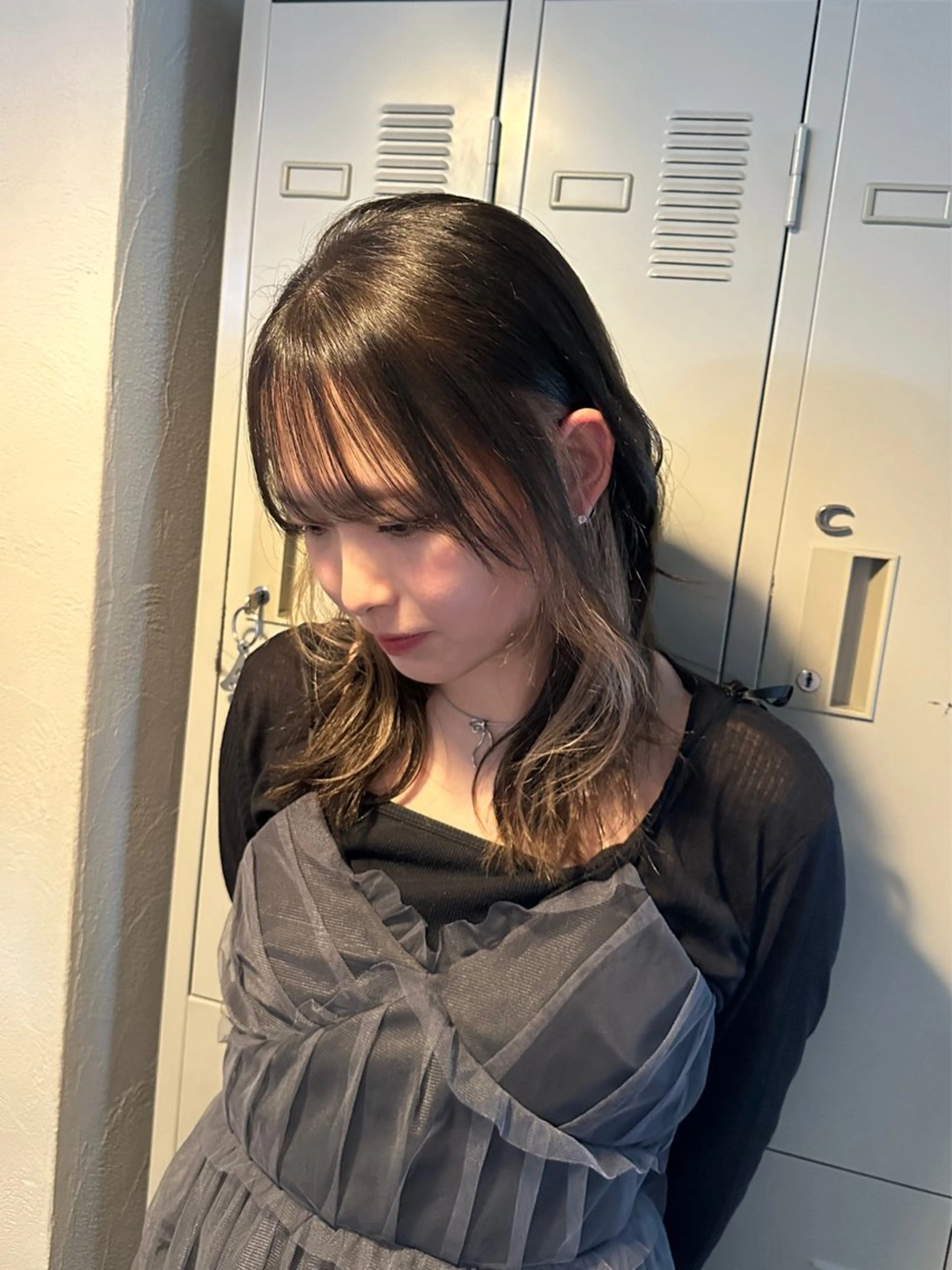 ミディアム no aのヘアスタイル