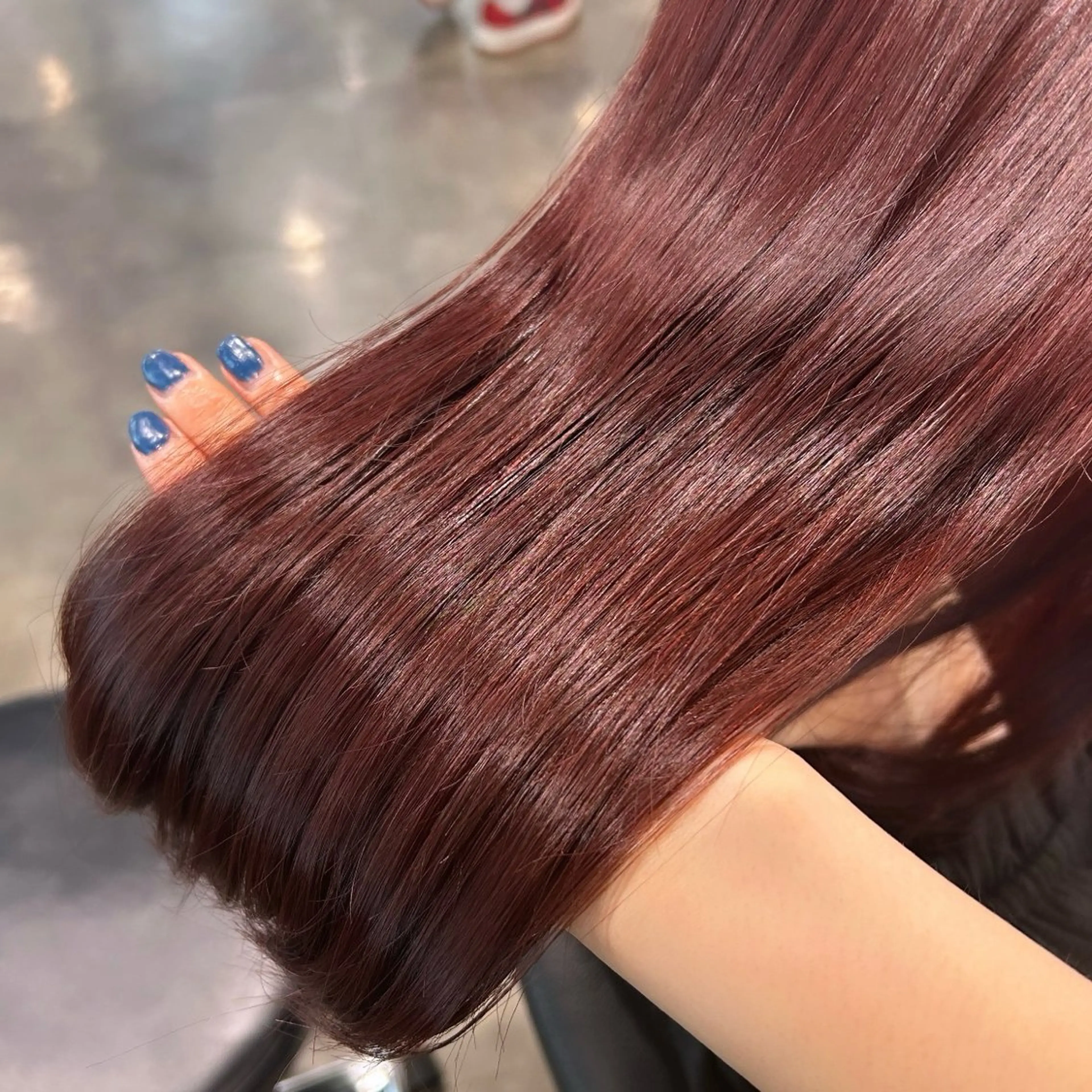 セミロング IS所属・横浜美容室/透明感 カラー/レイヤーのヘアスタイル