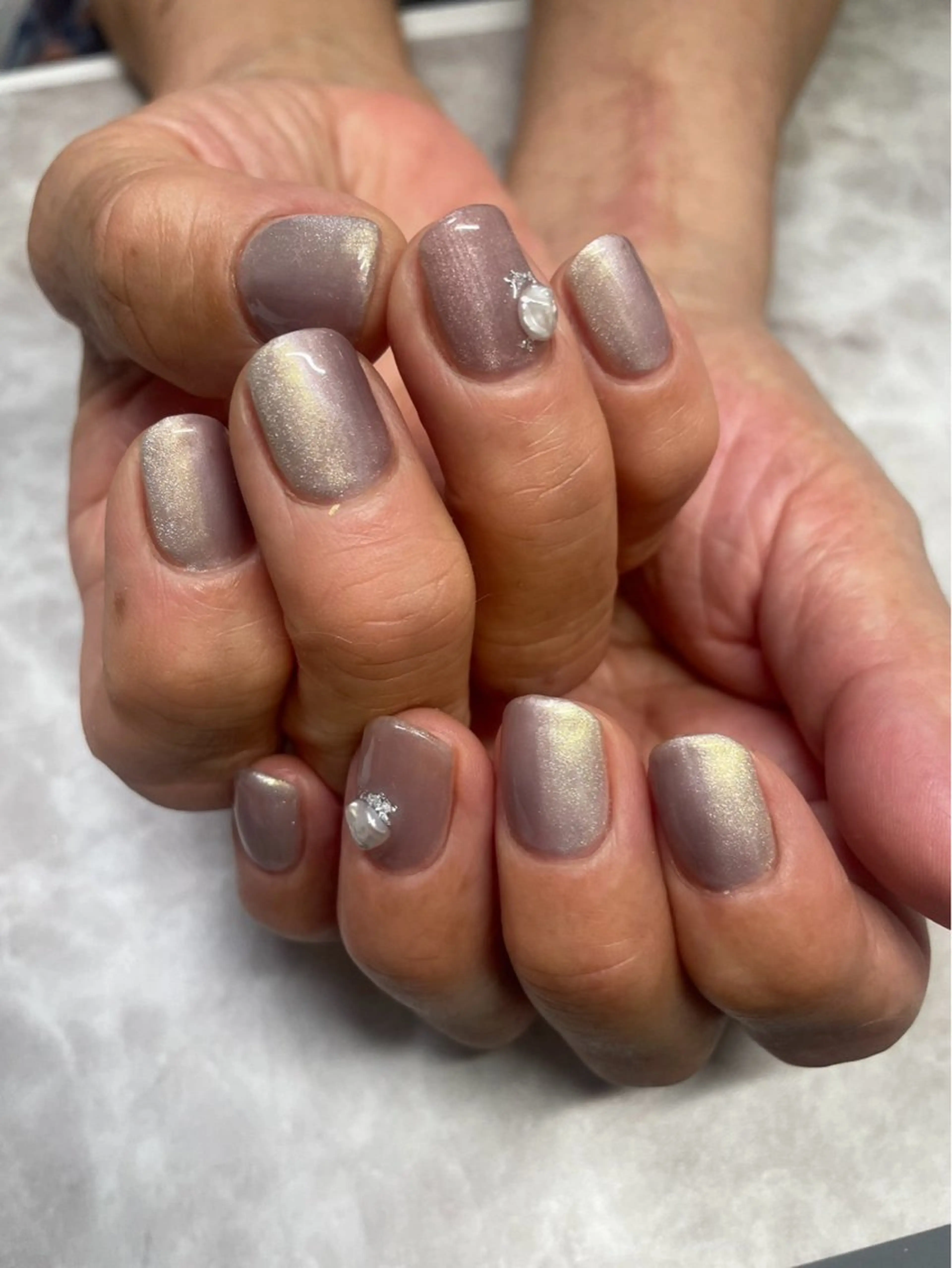ネイル シルバー koko nailのネイルデザイン