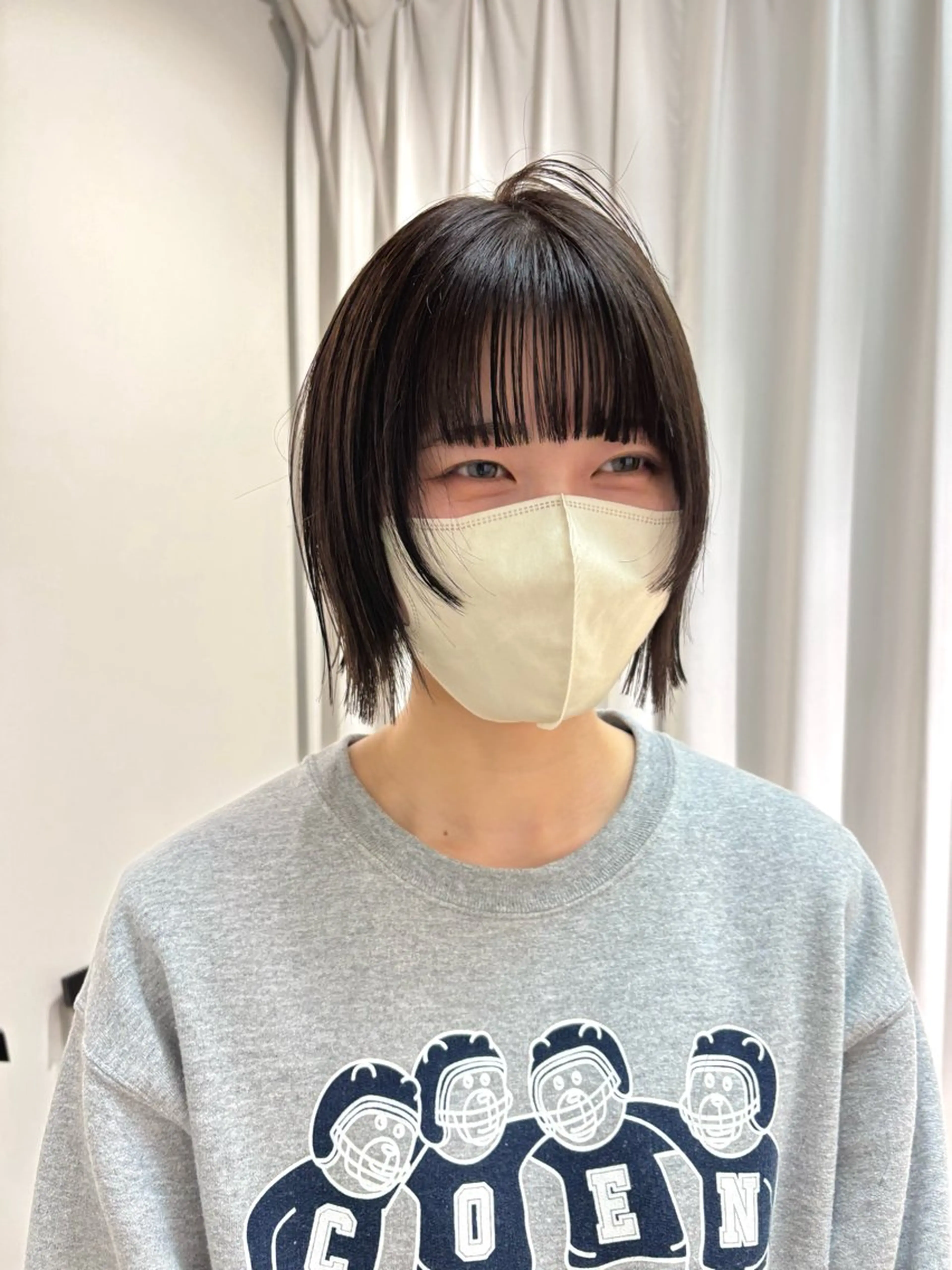 ショート ボブ 顔まわりレイヤー レイヤーカット behive  駅前店所属・菊地 桃花のヘアスタイル