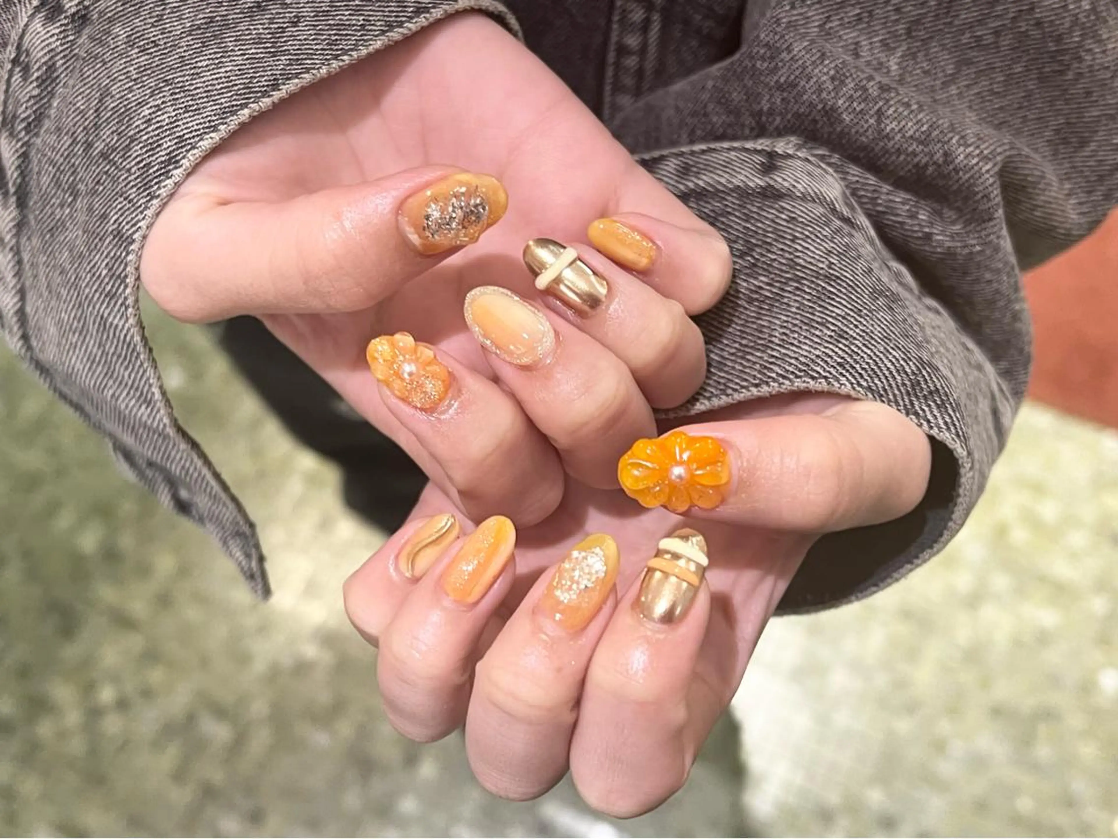 ネイル ハンドネイル 金田 純香のネイルデザイン