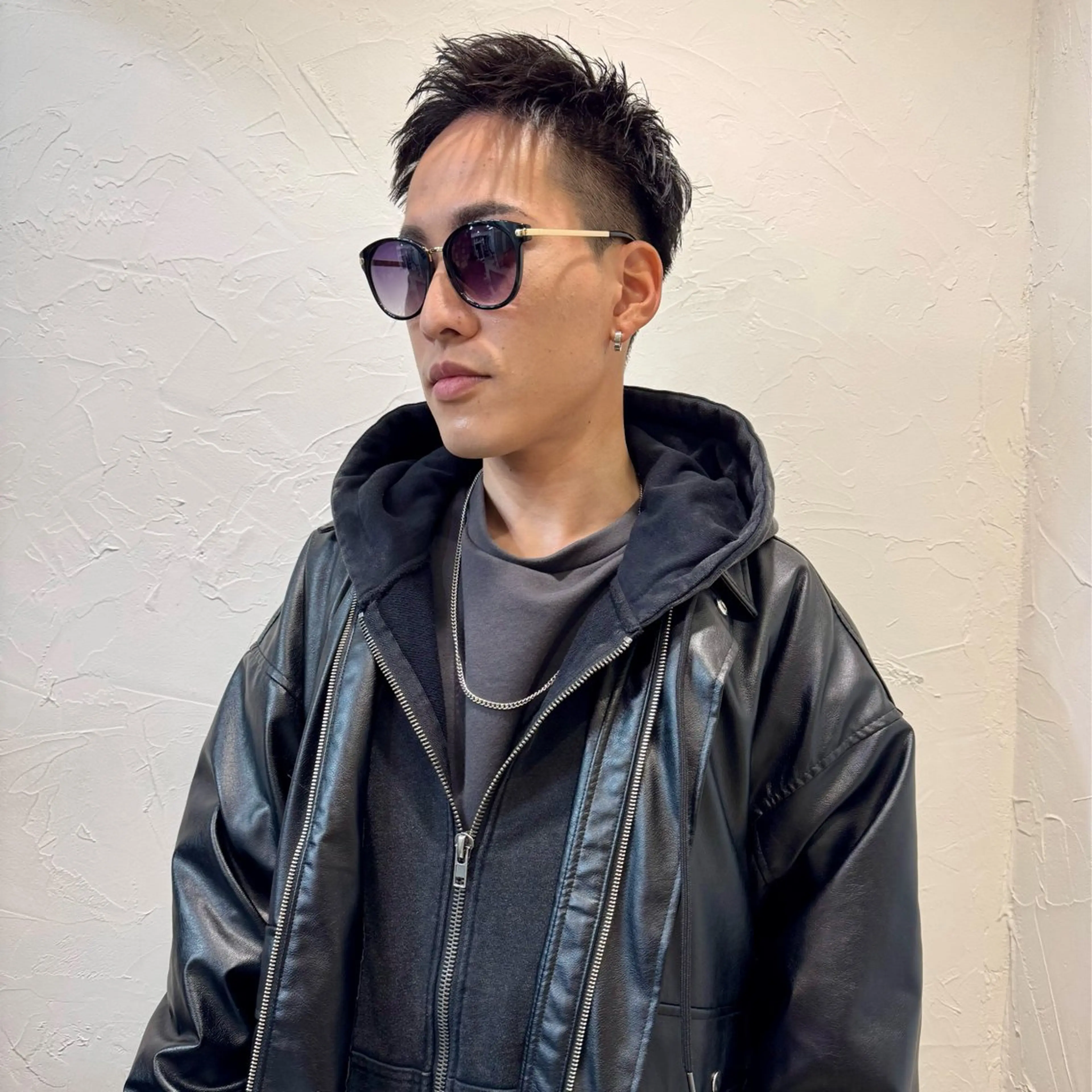 ショート メンズ アップバング メンズ就活ヘア メンズパーマ メンズショート スパイキーショート カット ヘアセット 【池袋/スパイキー ショート】ⓝⓘⓜⓤのヘアスタイル