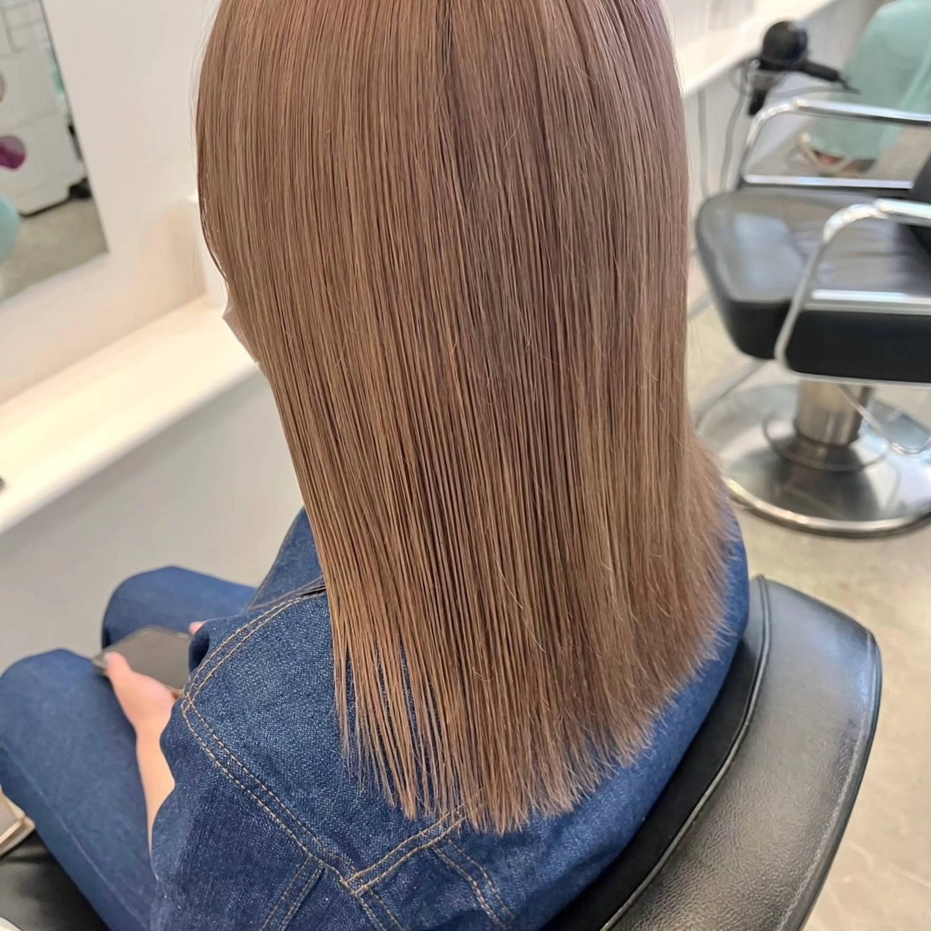 カラー ヘアカラー ParveMix 🩶🫧入江 香名のヘアスタイル