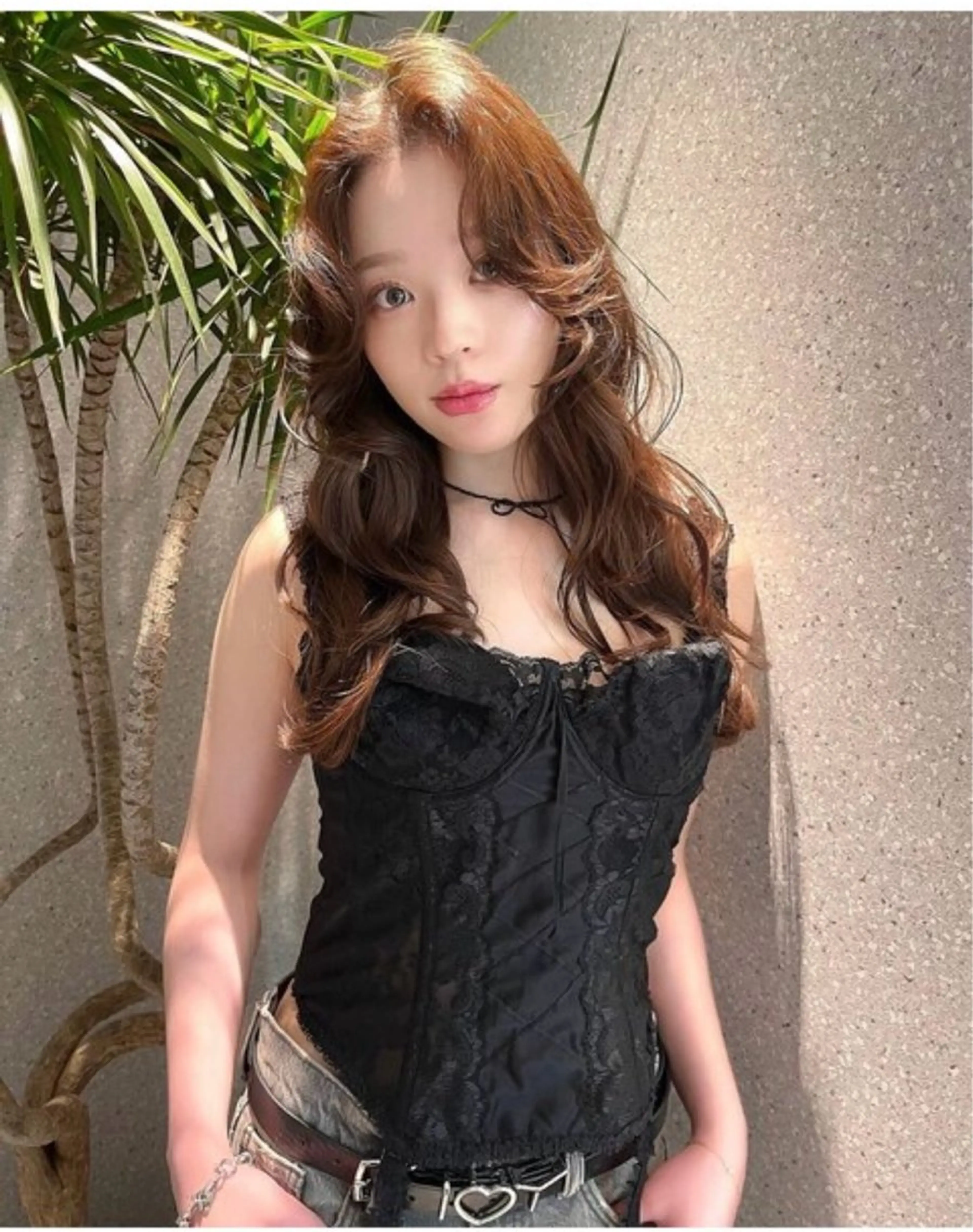 ロング カラー ブリーチ 似合わせカット 当日予約/天神美容室 HACKのヘアスタイル