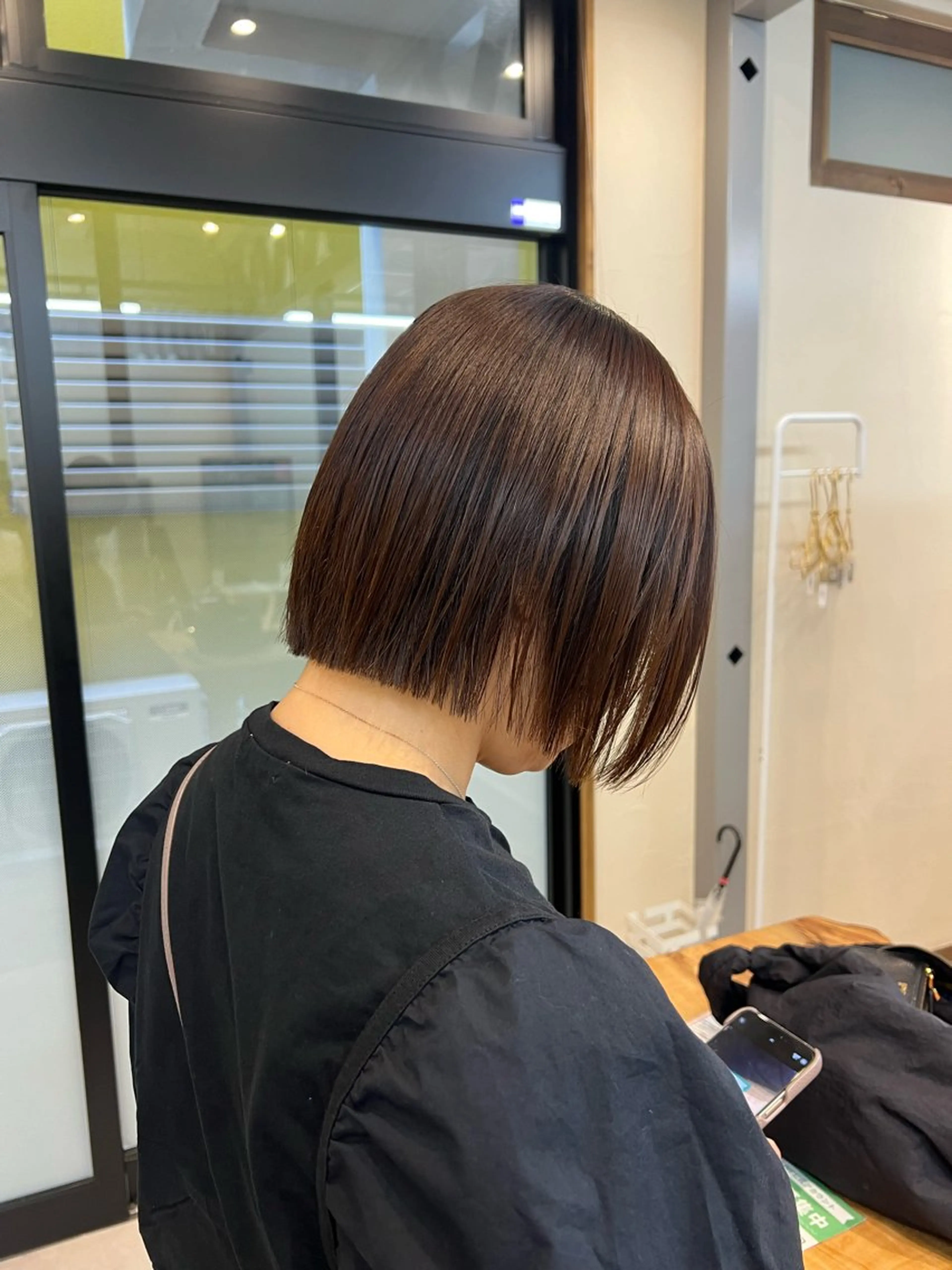 ミディアム トリートメント 石黒 理々花のヘアスタイル