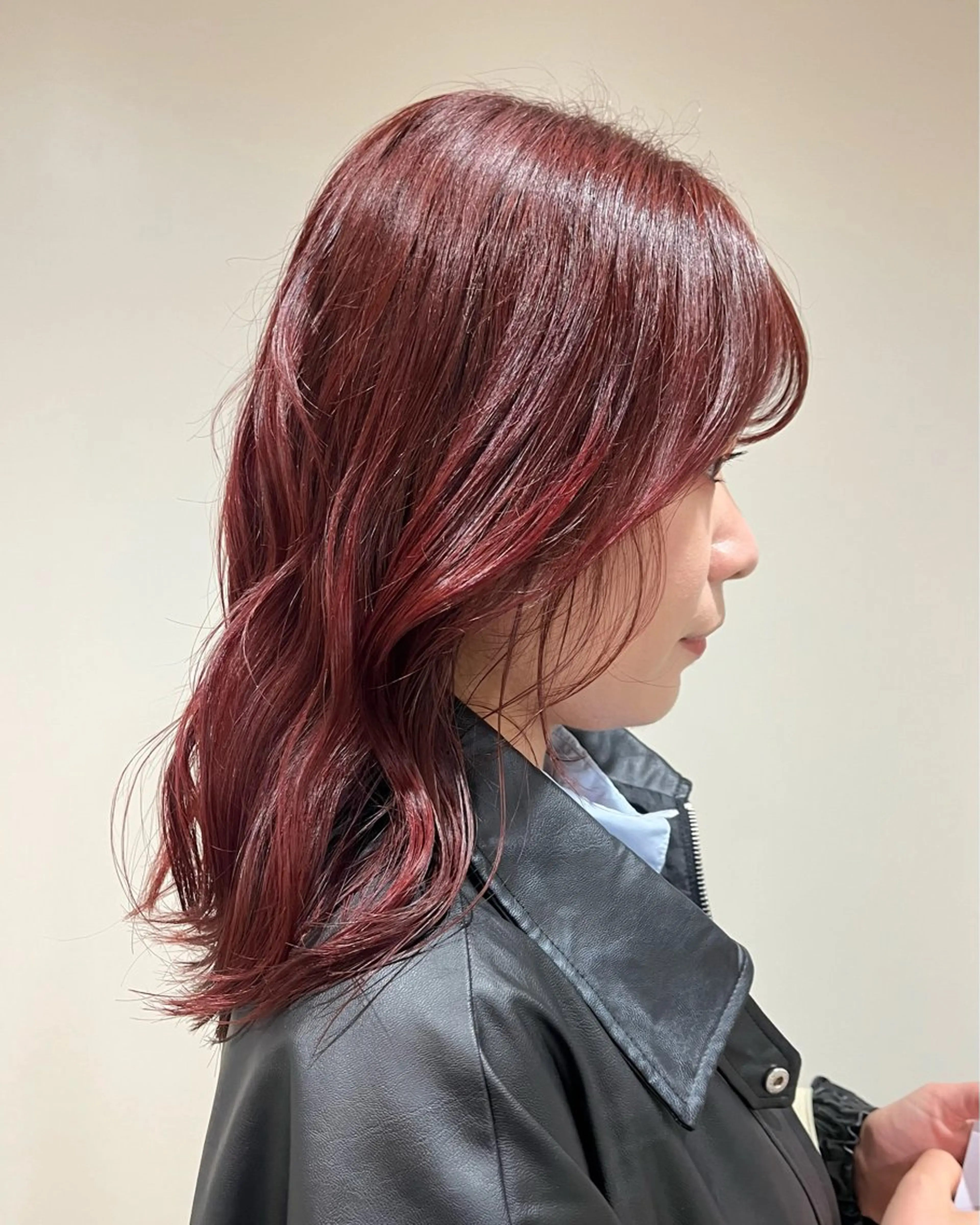 ミディアム カラー china/ボブ ブリーチカラーのヘアスタイル