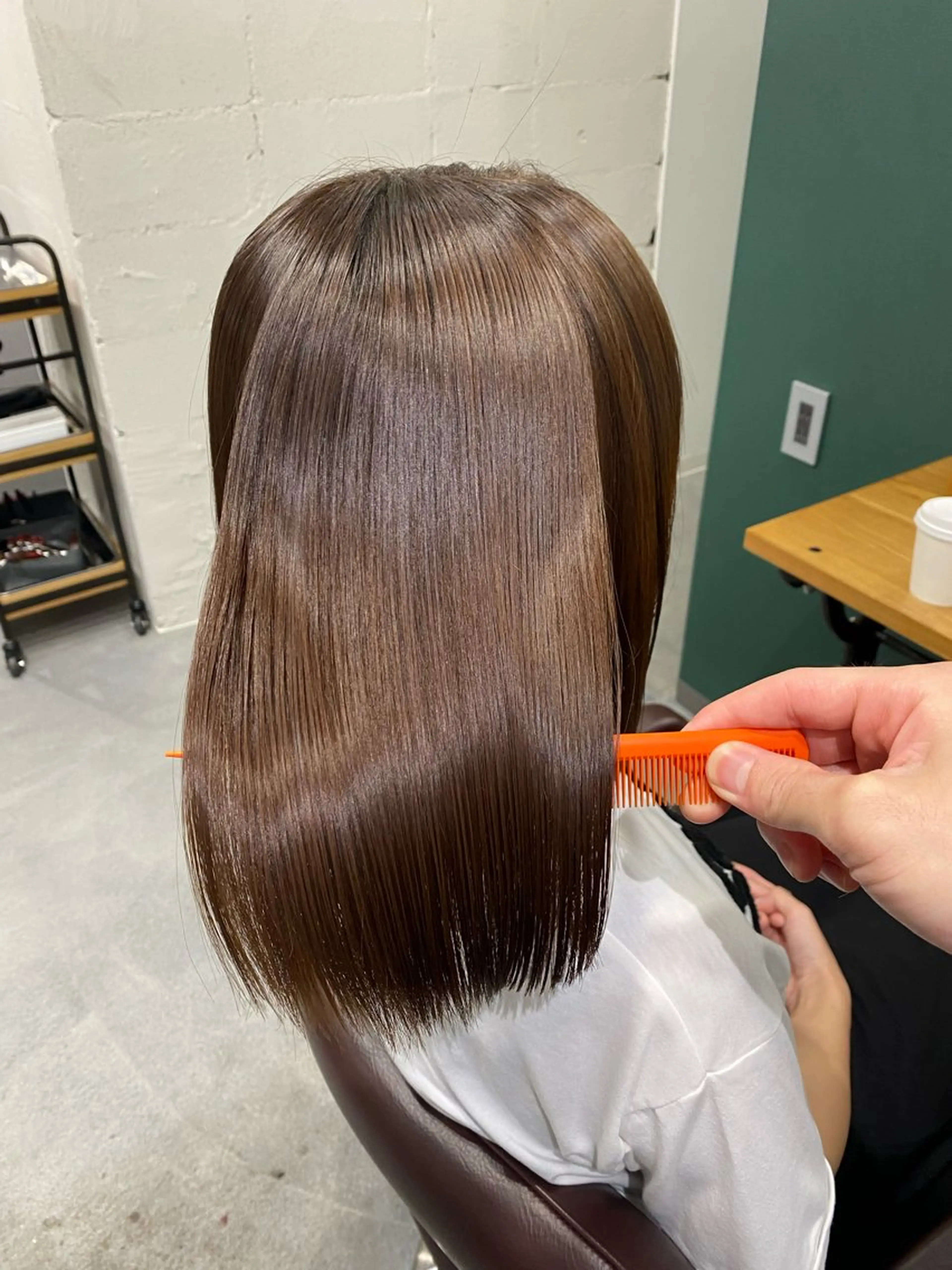 ミディアム カラー 髪質改善 トリートメント ヘアカラー トリートメント ekolu北梅田店所属・梅田中崎町髪質改善 /オキヒロト/エコルのヘアスタイル