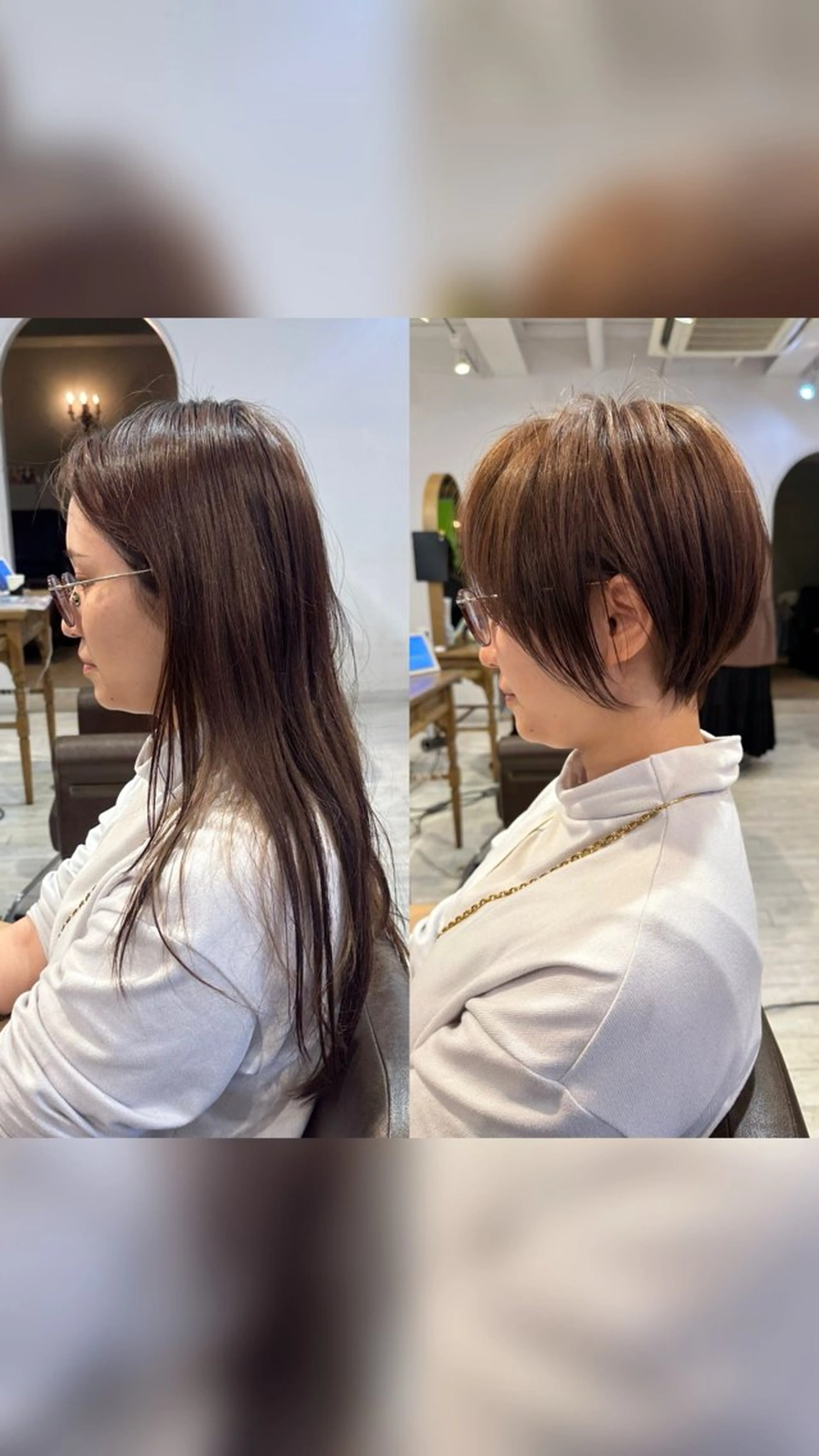 ショート カット トリートメント 縮毛矯正/ショート/ レイヤー/畑中正敏のヘアスタイル