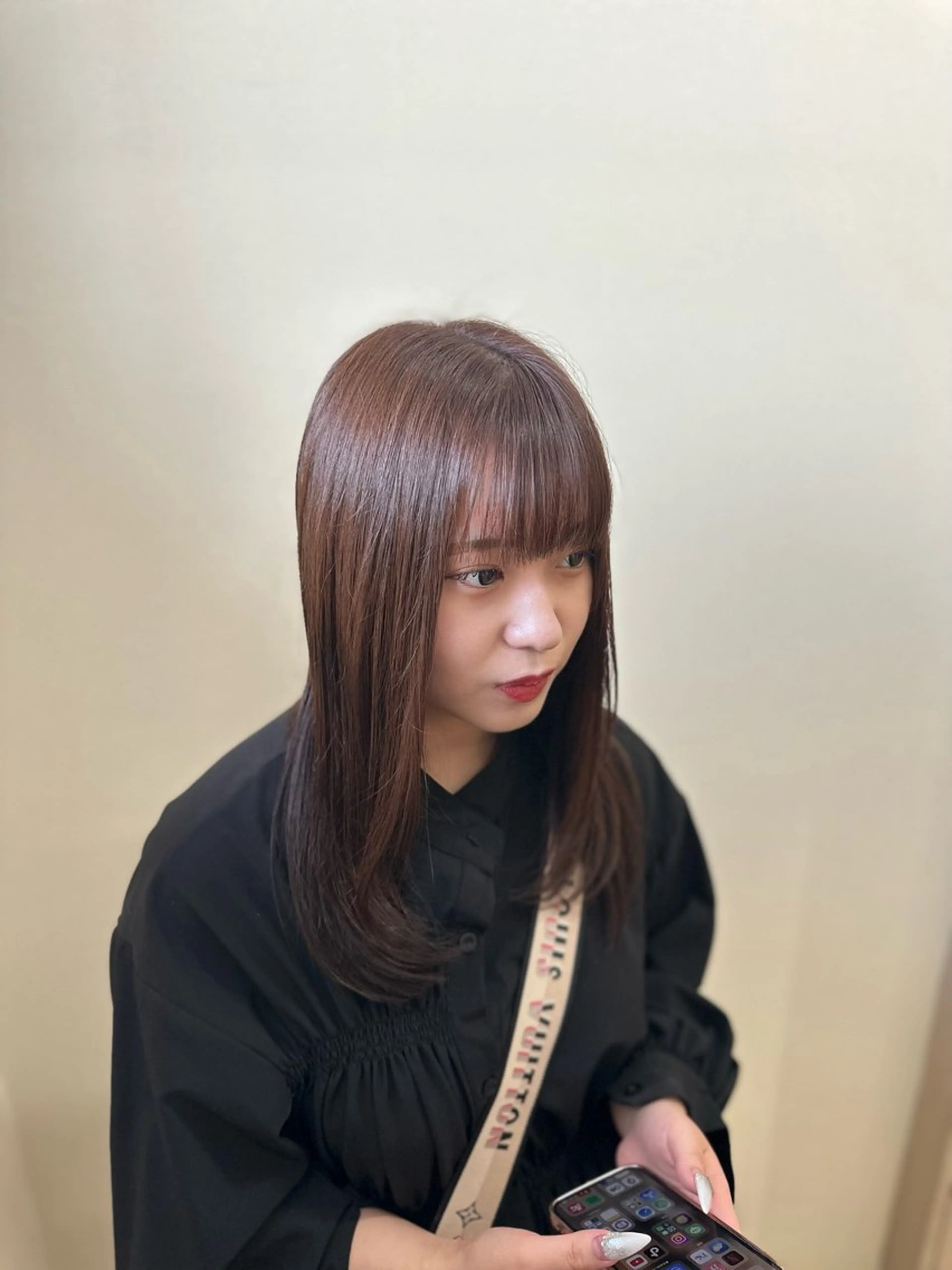 ロング チョコレートブラウン 溜 一太のヘアスタイル