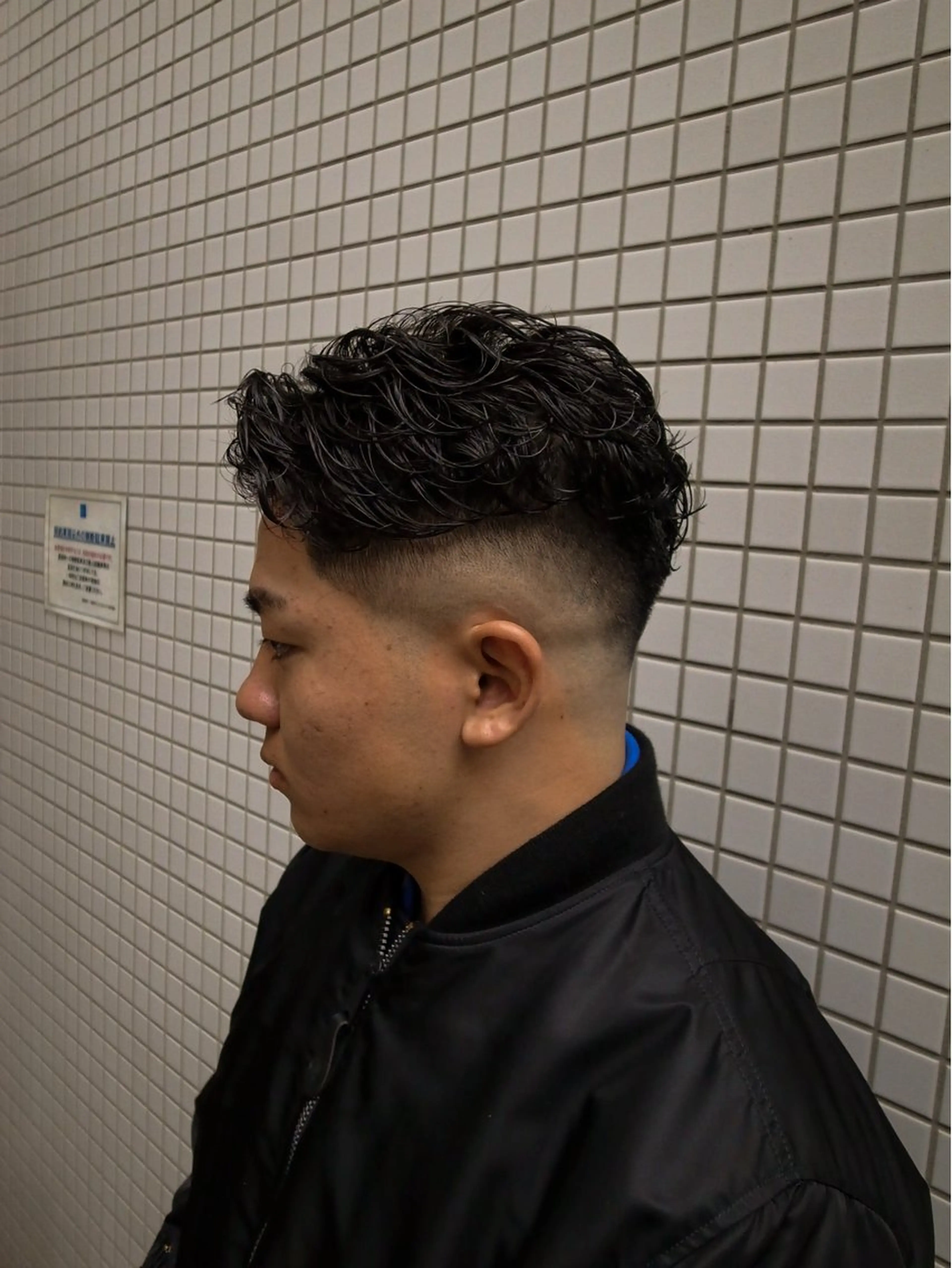 ショート パーマ メンズ カット パーマ INTRO SHIBUYA by Fi-Ne所属・💈メンズフェード 特化DAIYA💈のヘアスタイル