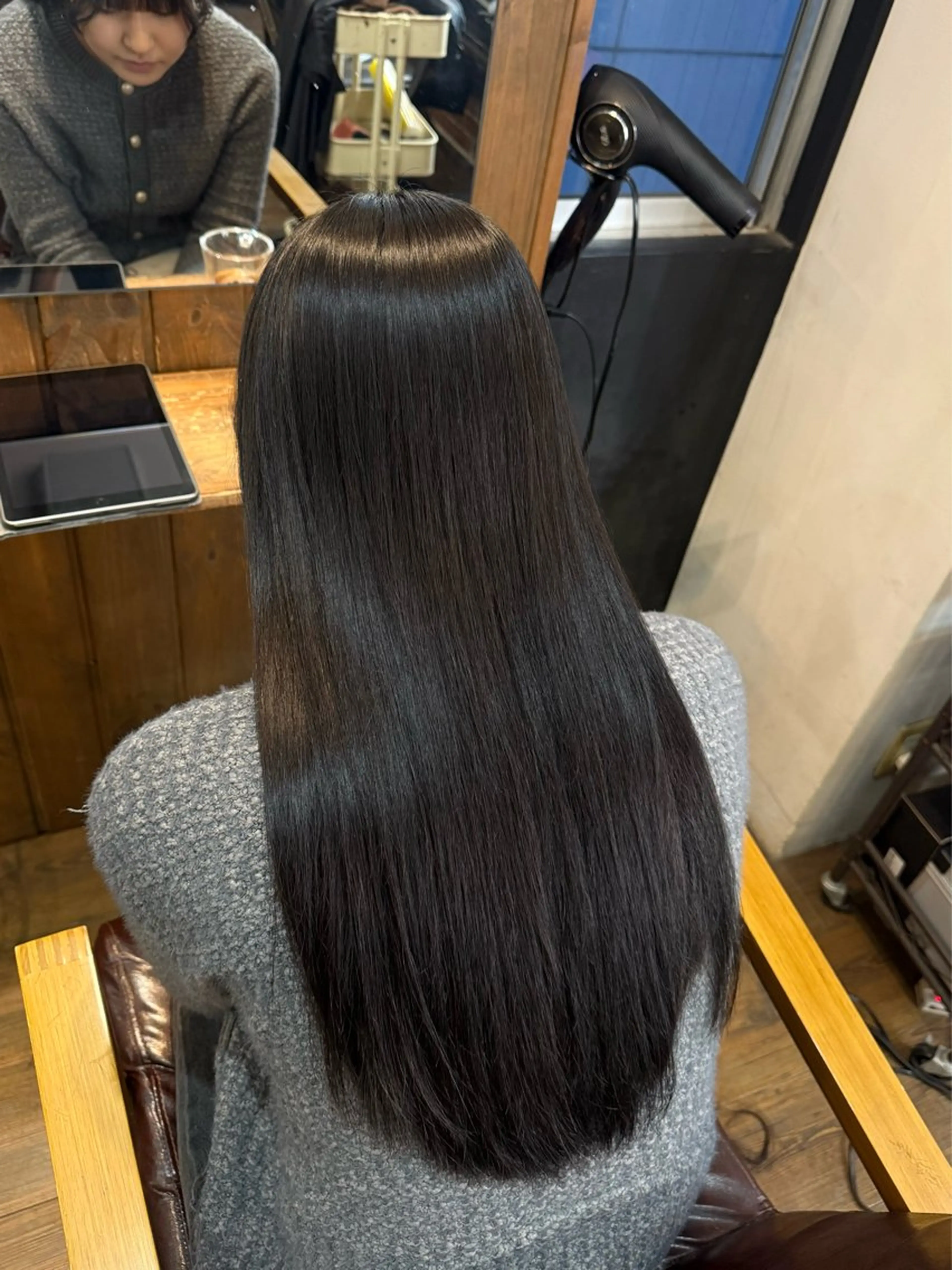 ロング カット ヘアカラー トリートメント 🎀韓国ヘア /KAHO🎀のヘアスタイル