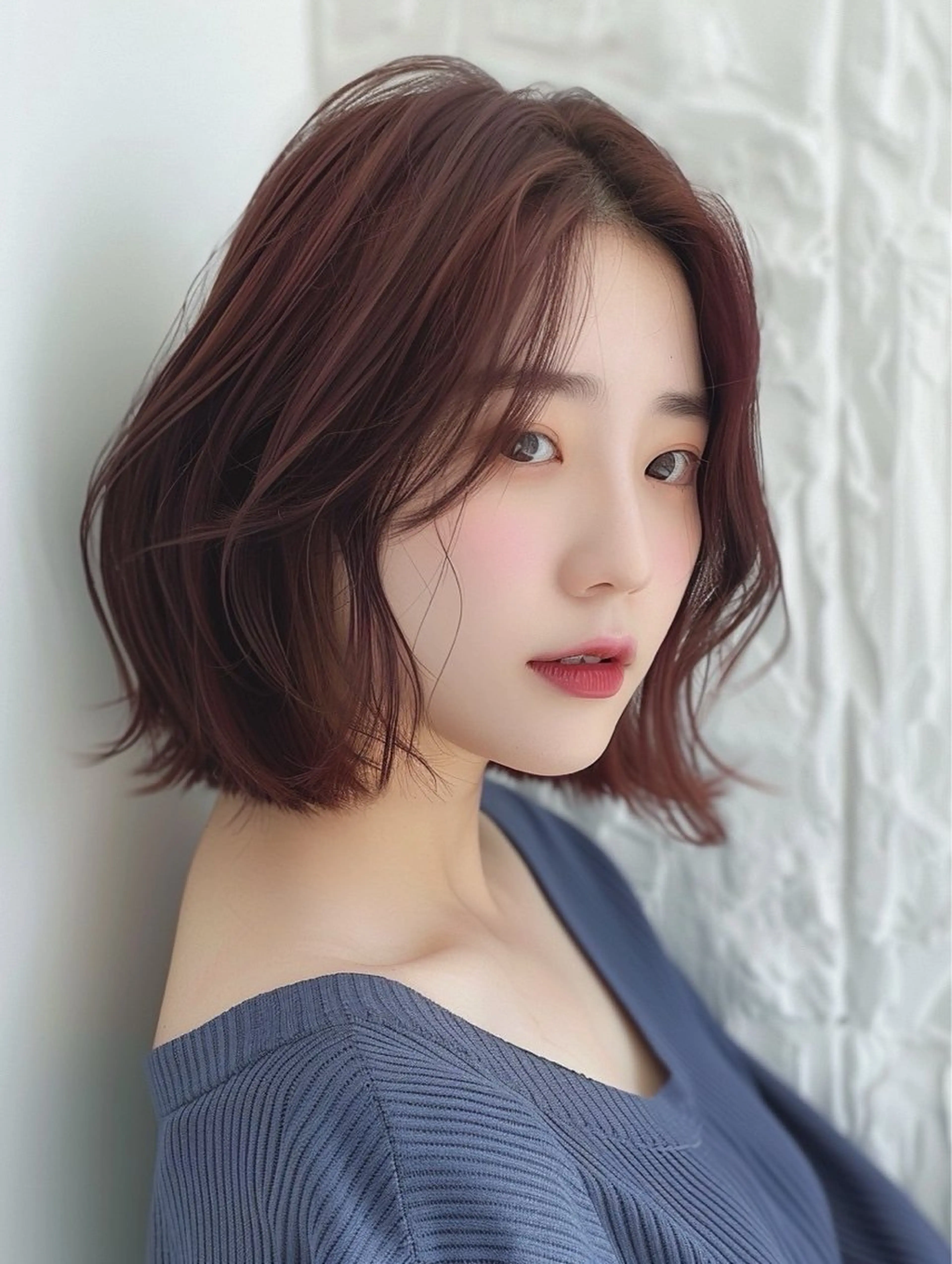 ショート RYONA/大阪/ 韓国風レイヤー🎀のヘアスタイル