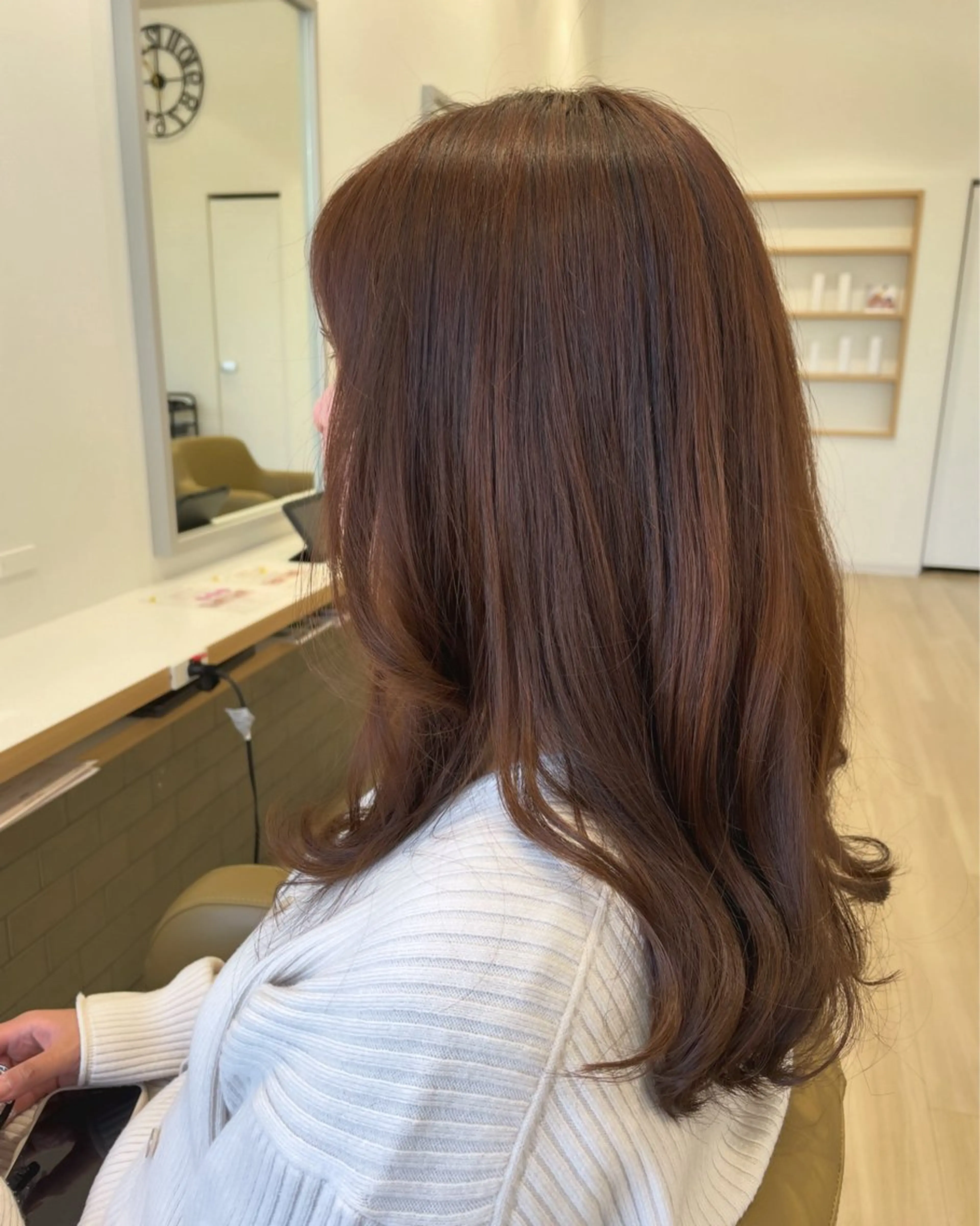セミロング ルクール上越店　黒石 智加子のヘアスタイル
