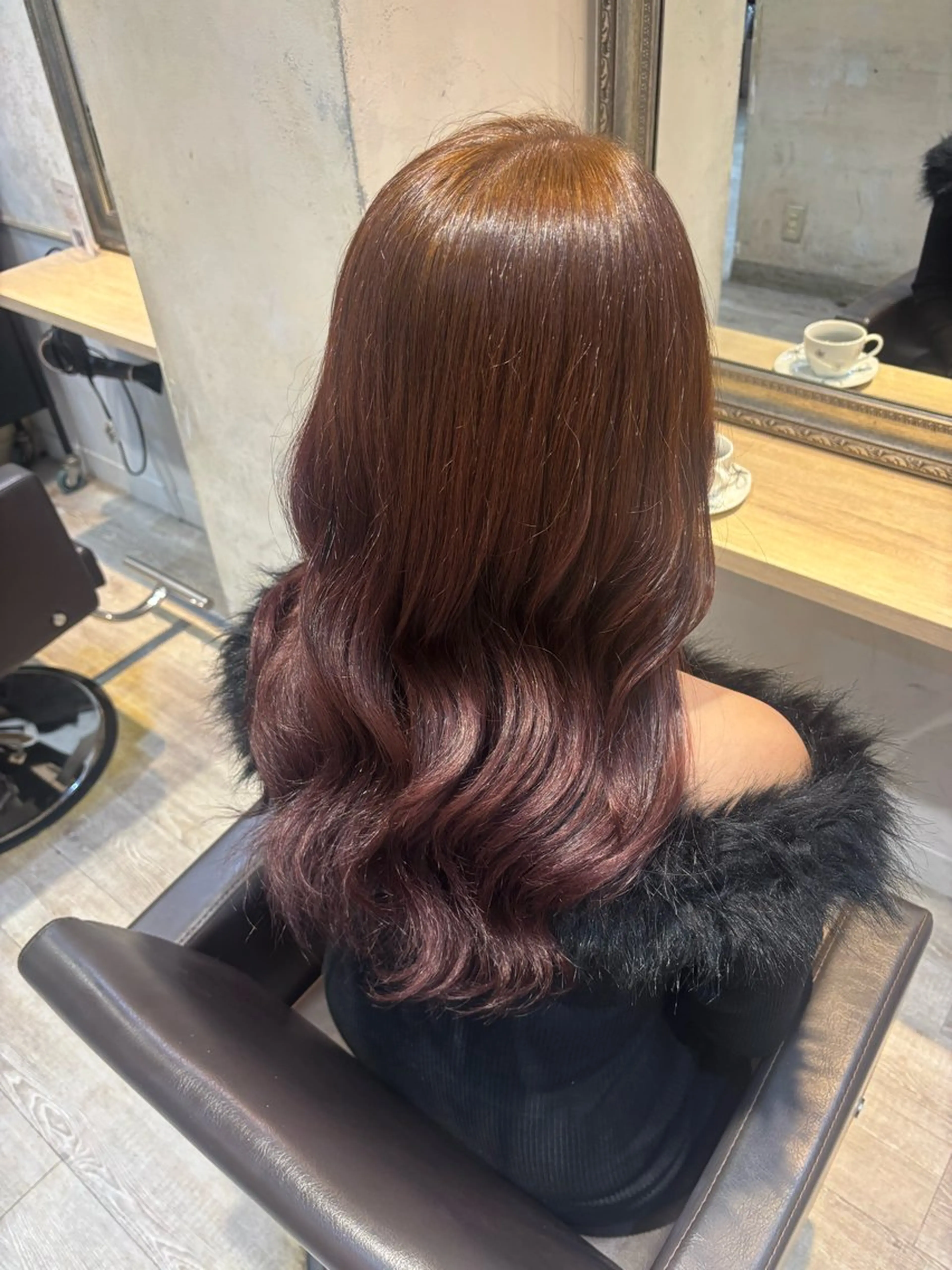 カラー ブラウンカラー Lutia新宿 ayane◝✩のヘアスタイル