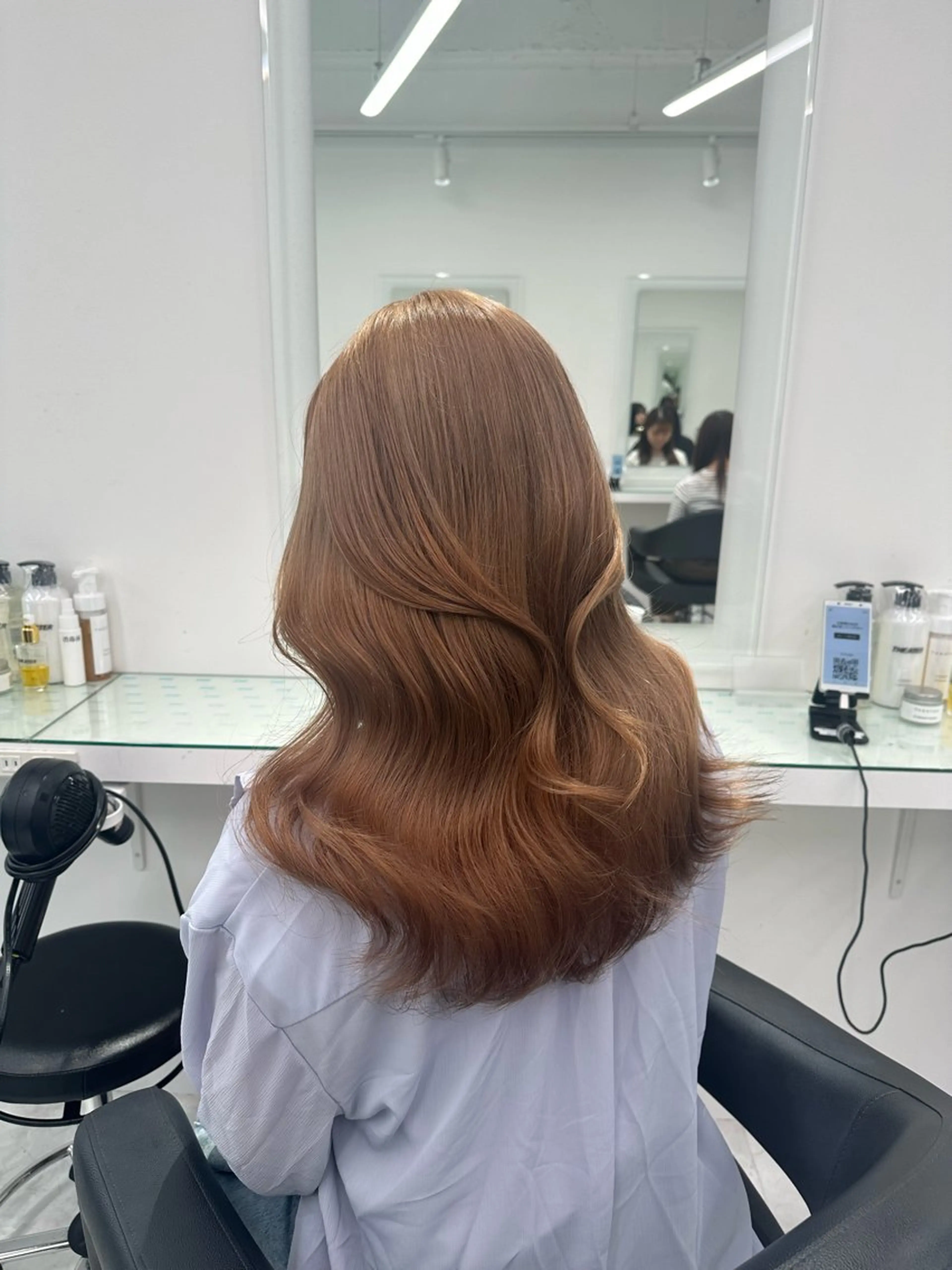 ロング カラー ヘアカラー トリートメント ヘッドスパ ヘアセット ❄最強かわいいカラー ❄️MINA❄️のヘアスタイル