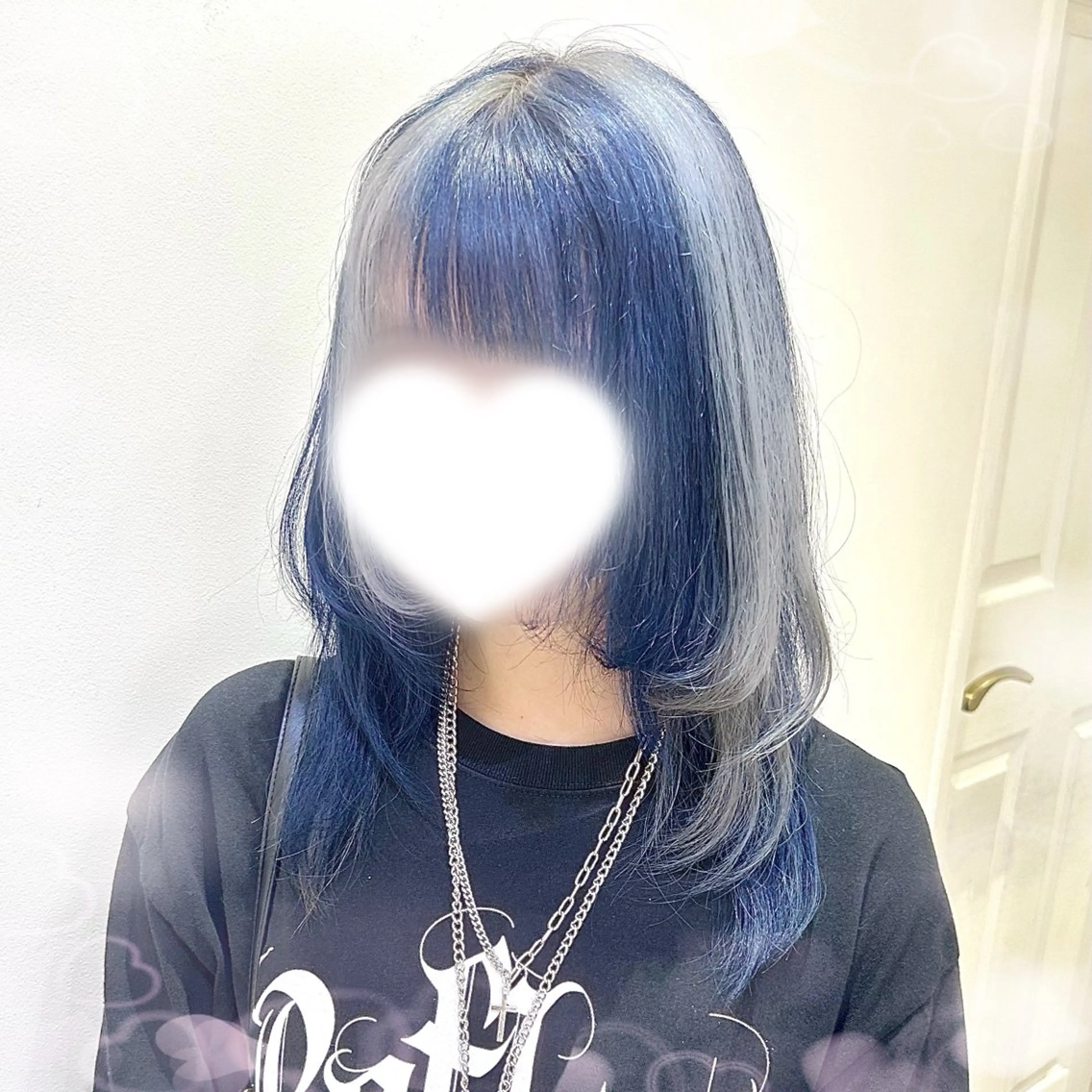 カラー ブルーカラー デザインカラー ヘアカラー 🎼艶感カラー ヘアメ たま🎀のヘアスタイル