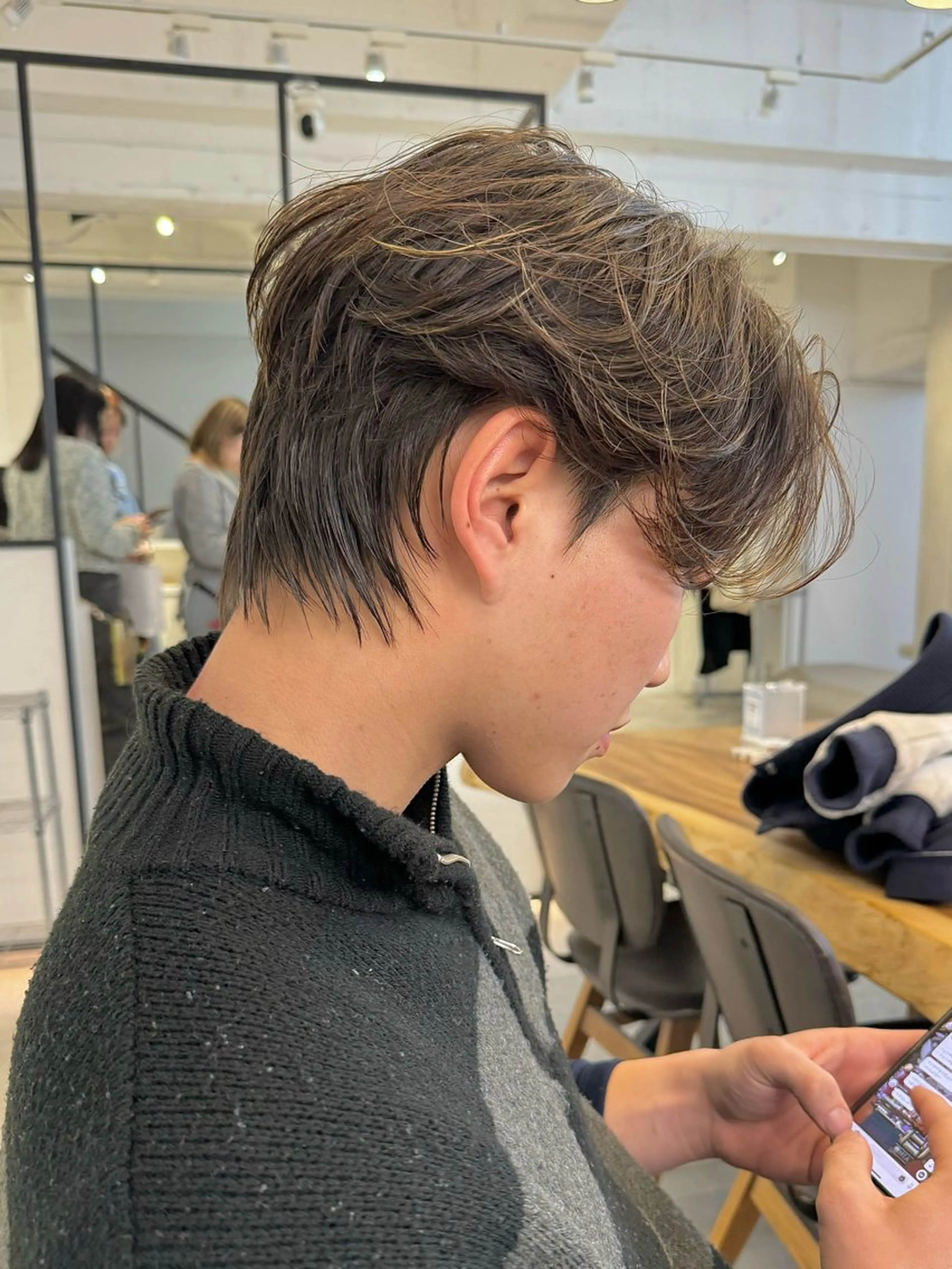 パーマ メンズ カット パーマ 🇰🇷カルマパーマ kaito🇰🇷のヘアスタイル