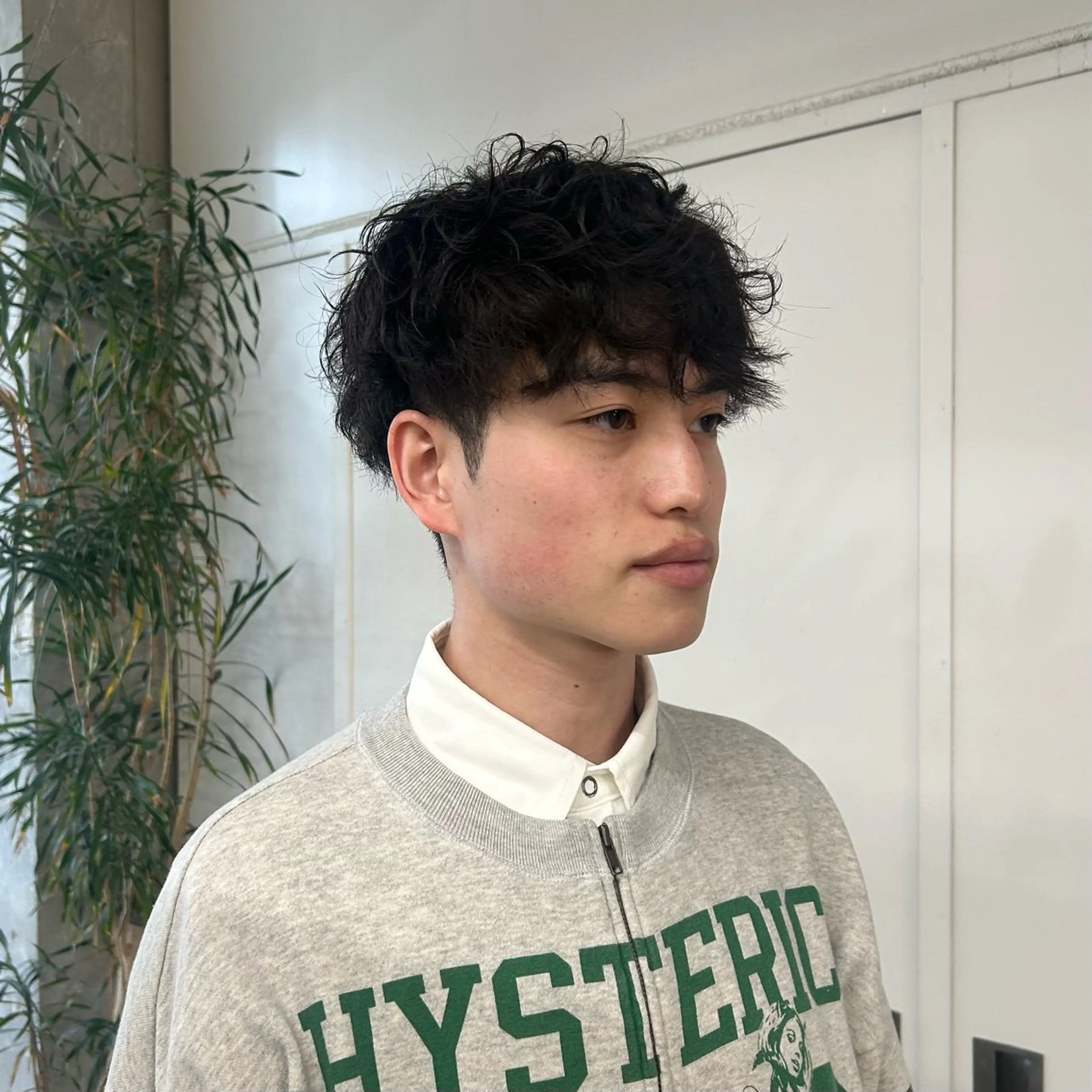 パーマ メンズ カット パーマ 大本 メンズ/パーマのヘアスタイル