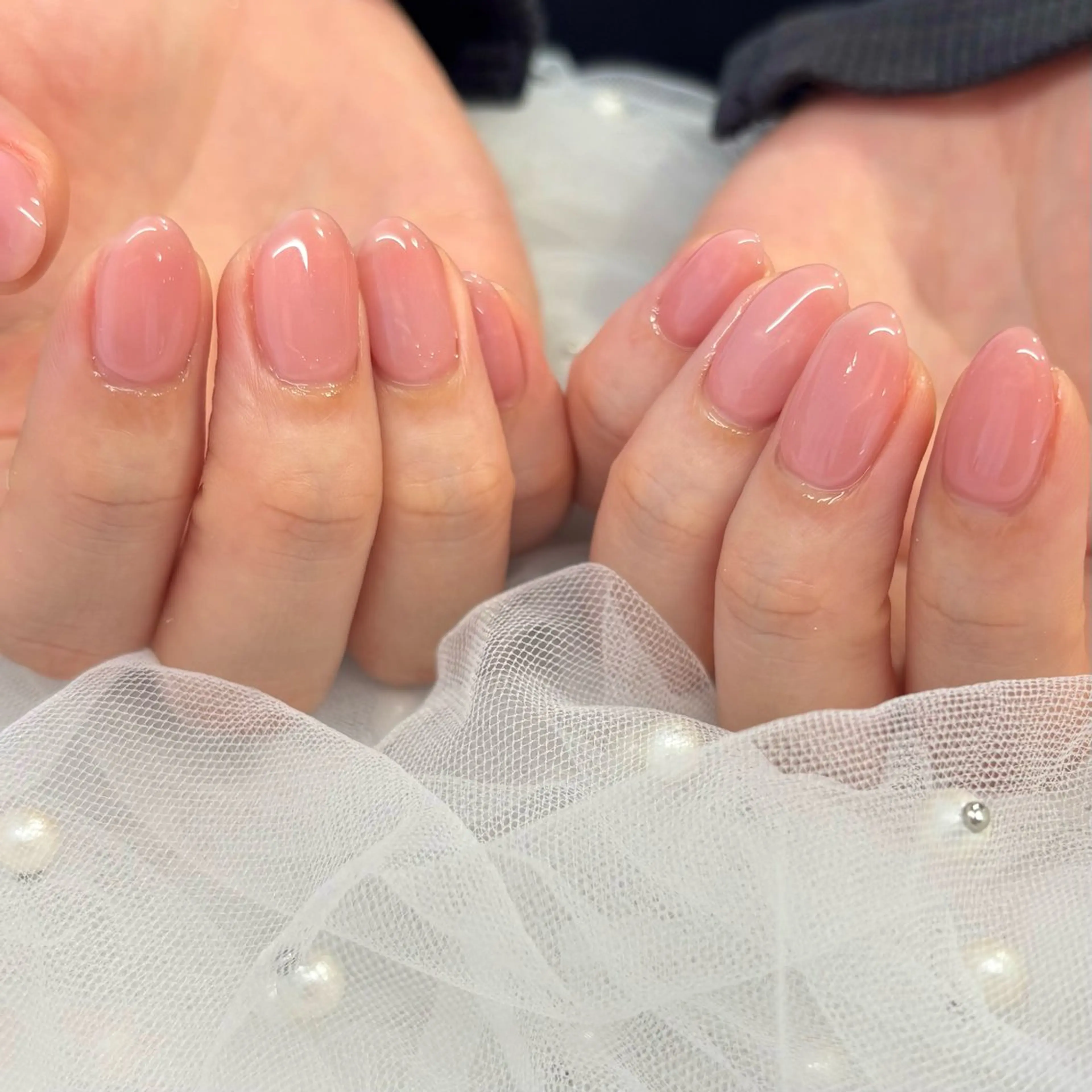 ネイル ピンク ハンドネイル 荒巻 めいのネイルデザイン