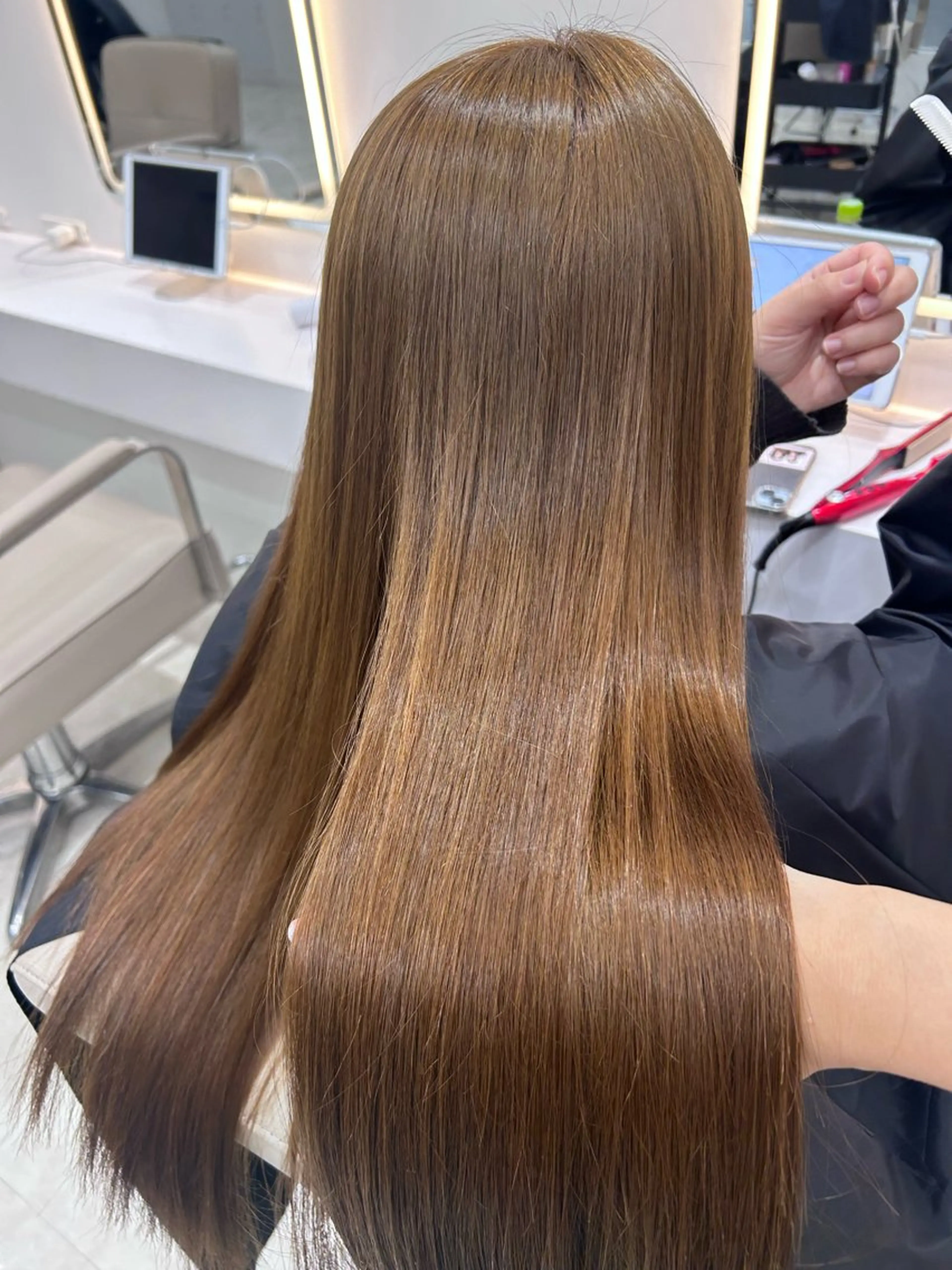 ロング カラー カット ヘアカラー トリートメント IVE所属・ダブルカラー髪質改善 /Annaのヘアスタイル