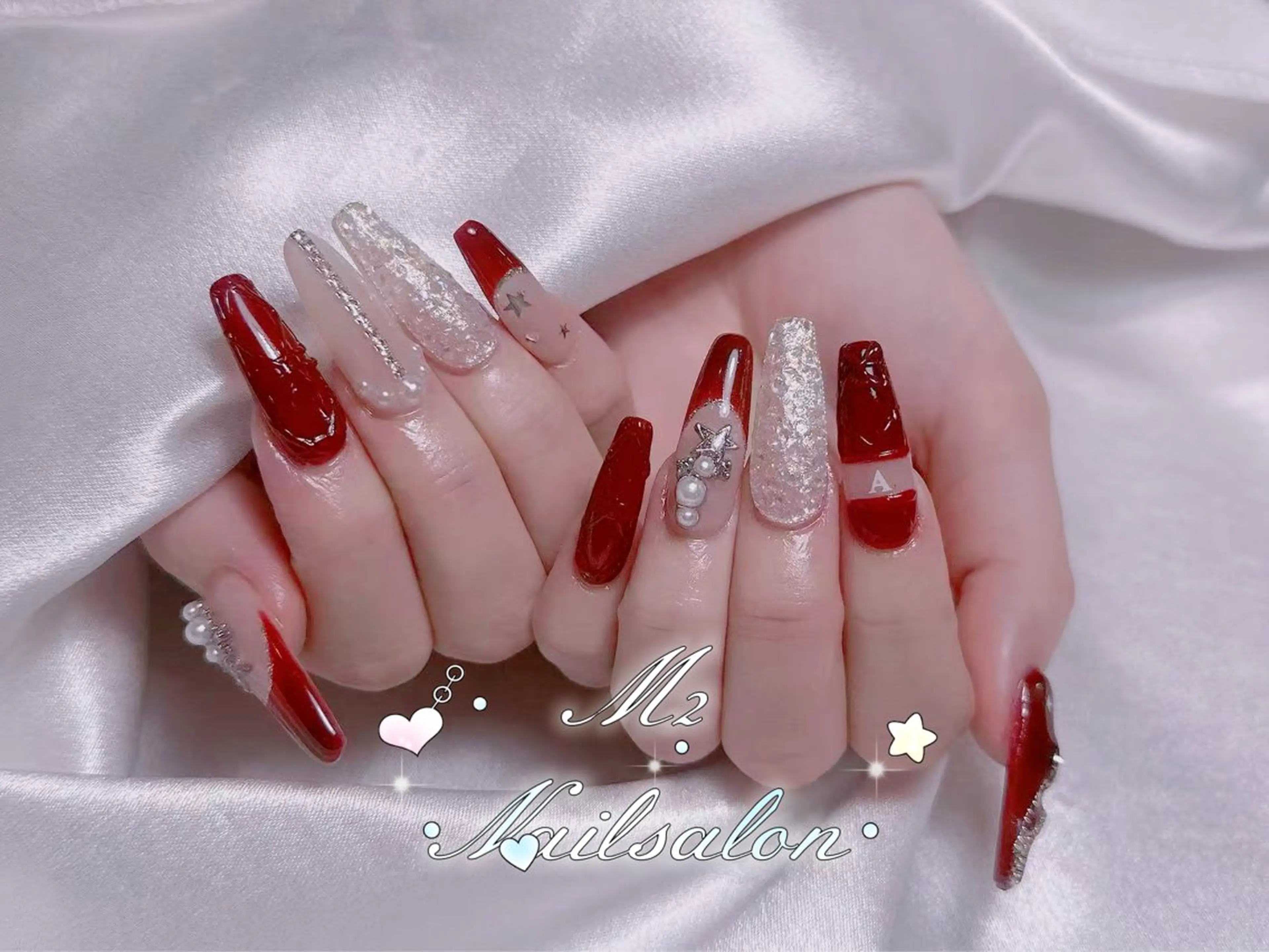 ネイル ハンドネイル 長さだし専門店 M2　rikaのネイルデザイン