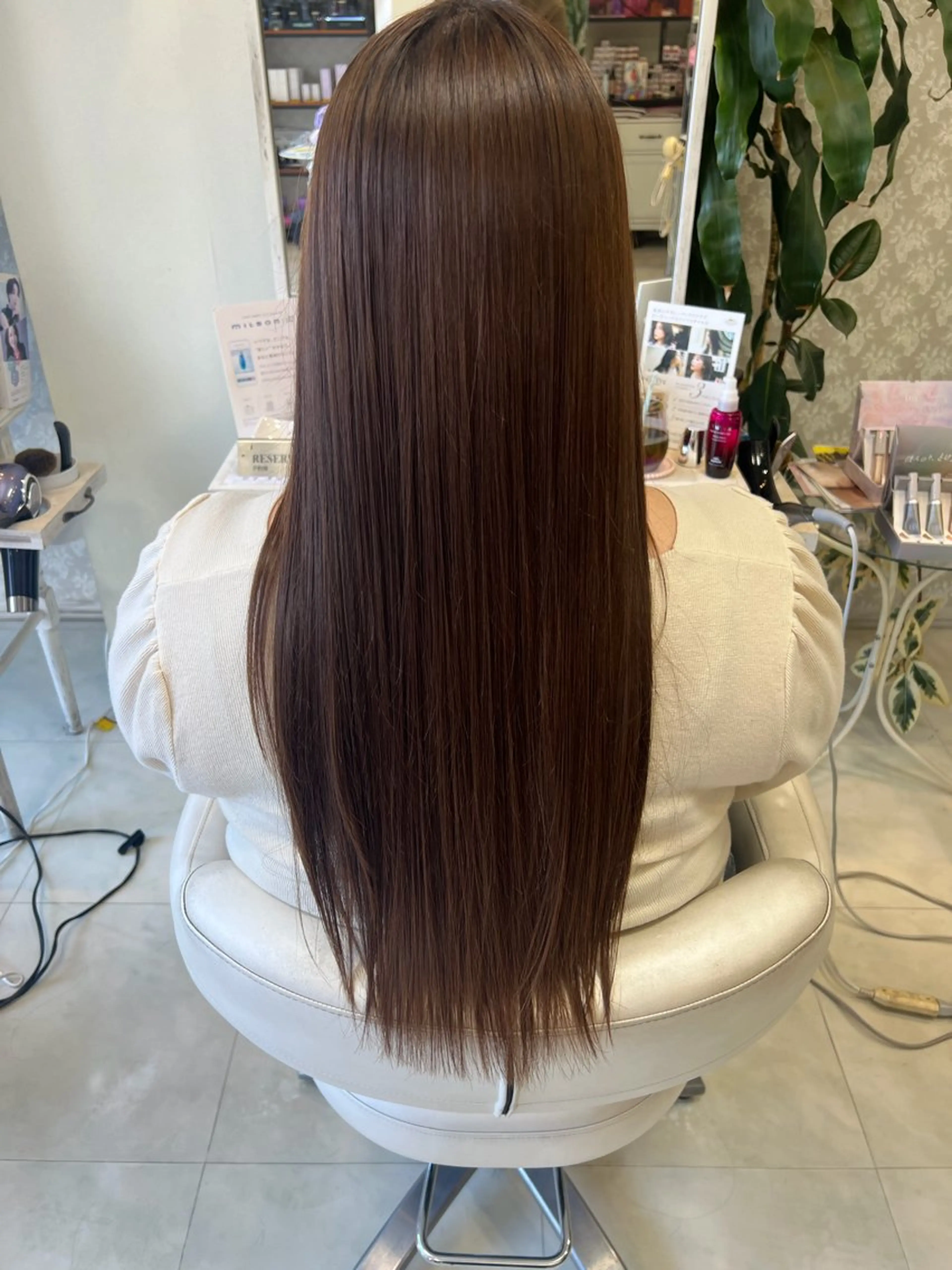 ロング 縮毛矯正 ffhair所属・藤本 麗夏のヘアスタイル