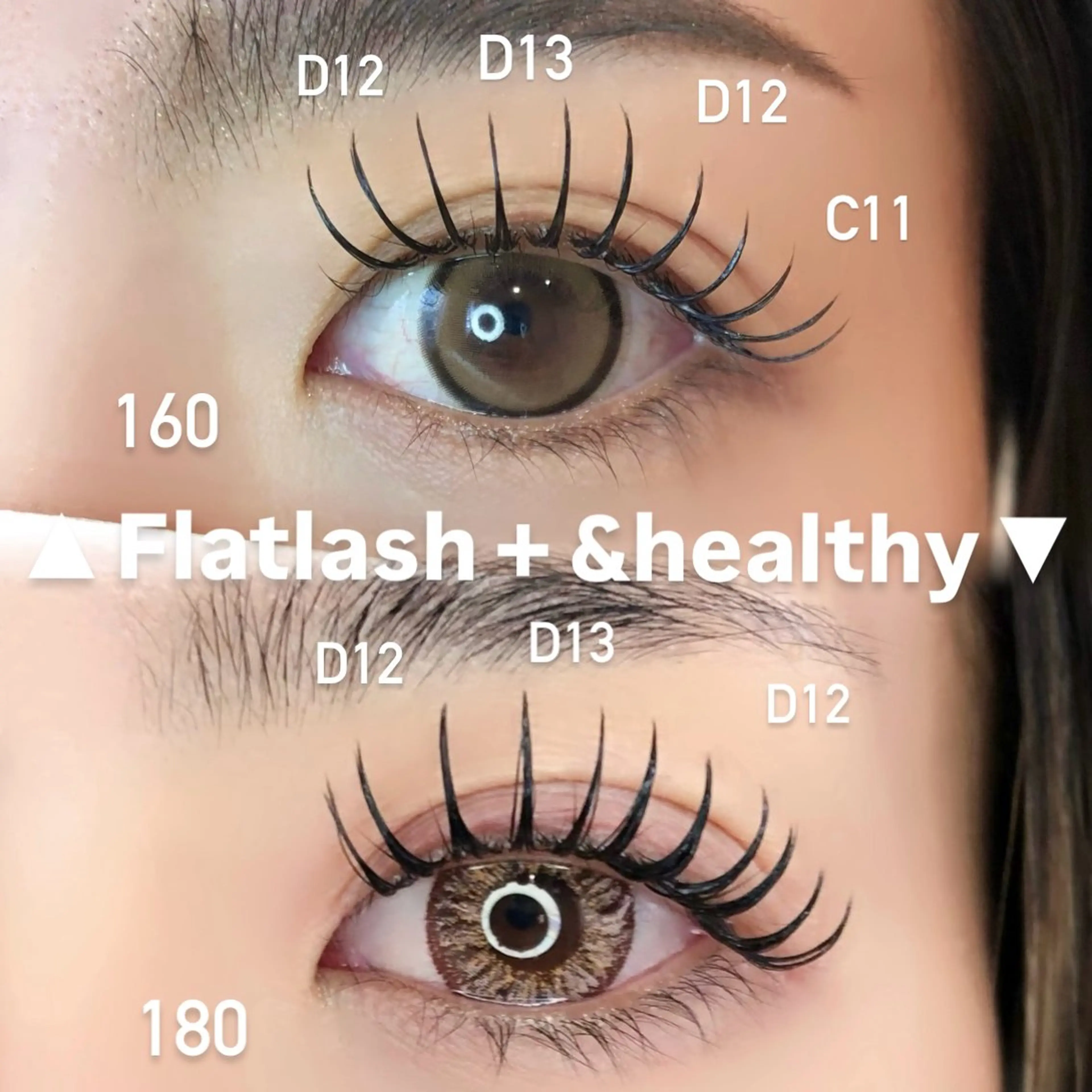 フラットラッシュ100本まで＋&healthyの写真