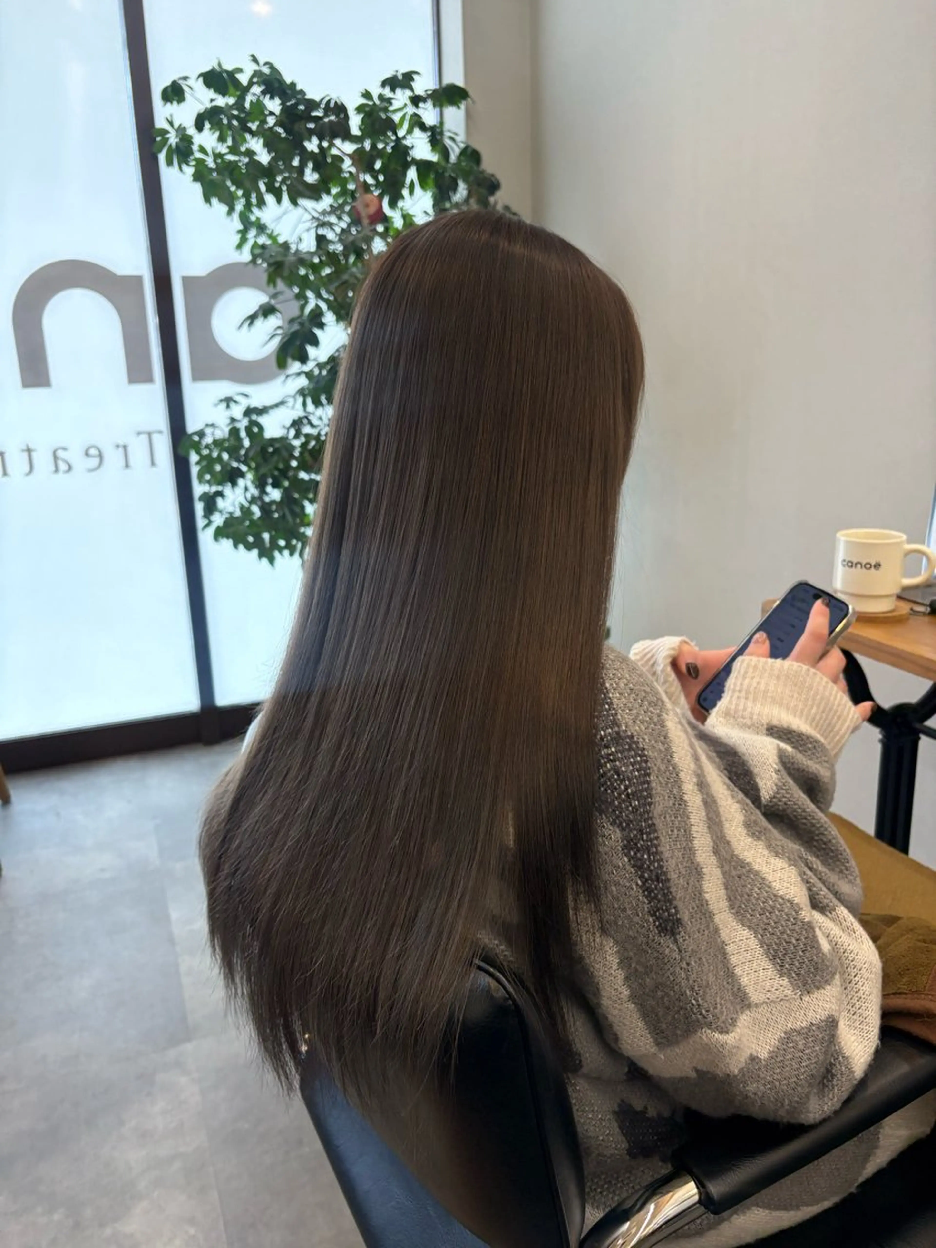 ロング ヘアカラー トリートメント カノエ博多ミスト mizukiのその他イメージ
