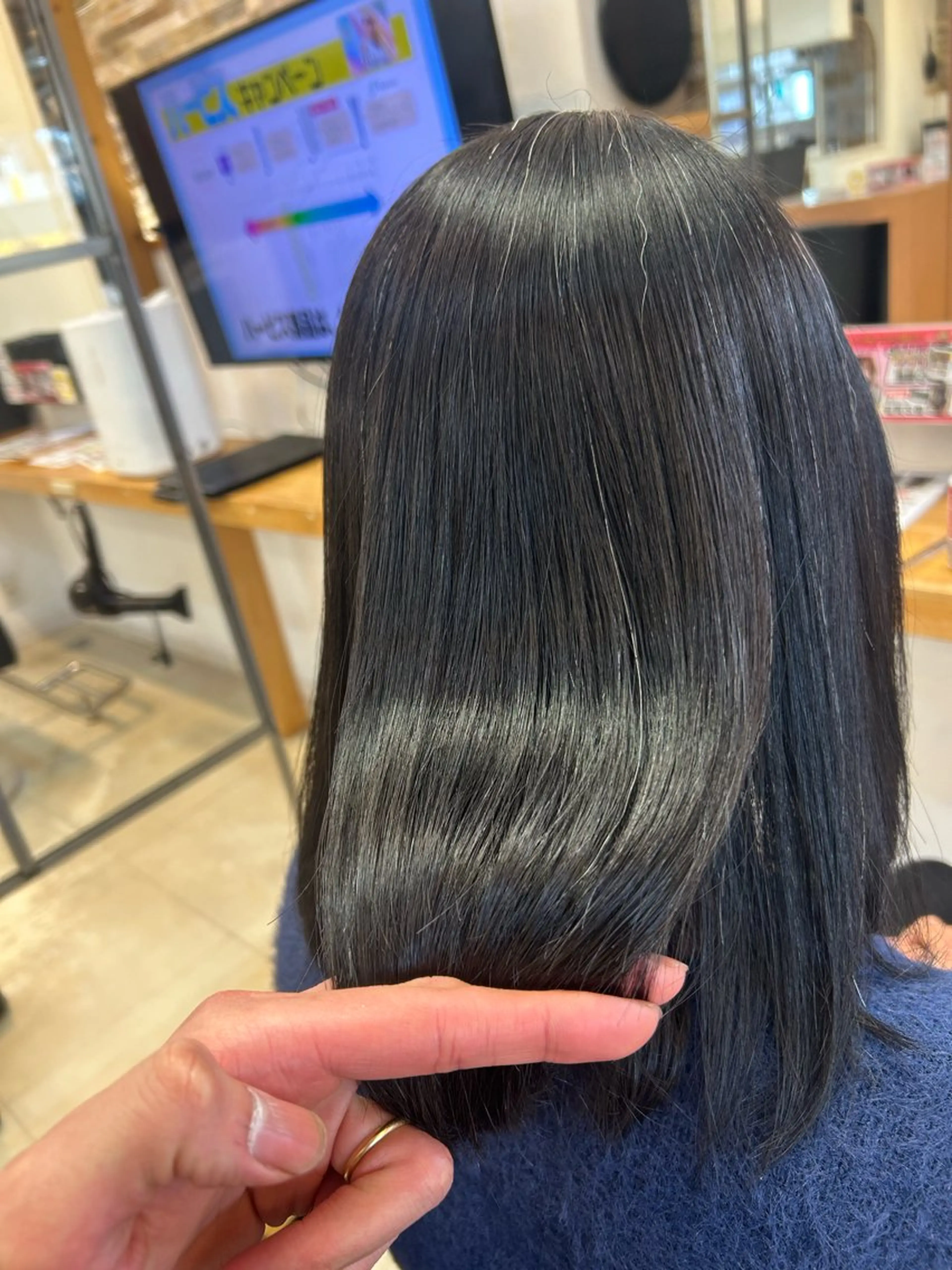 ミディアム 矢口 直樹のヘアスタイル