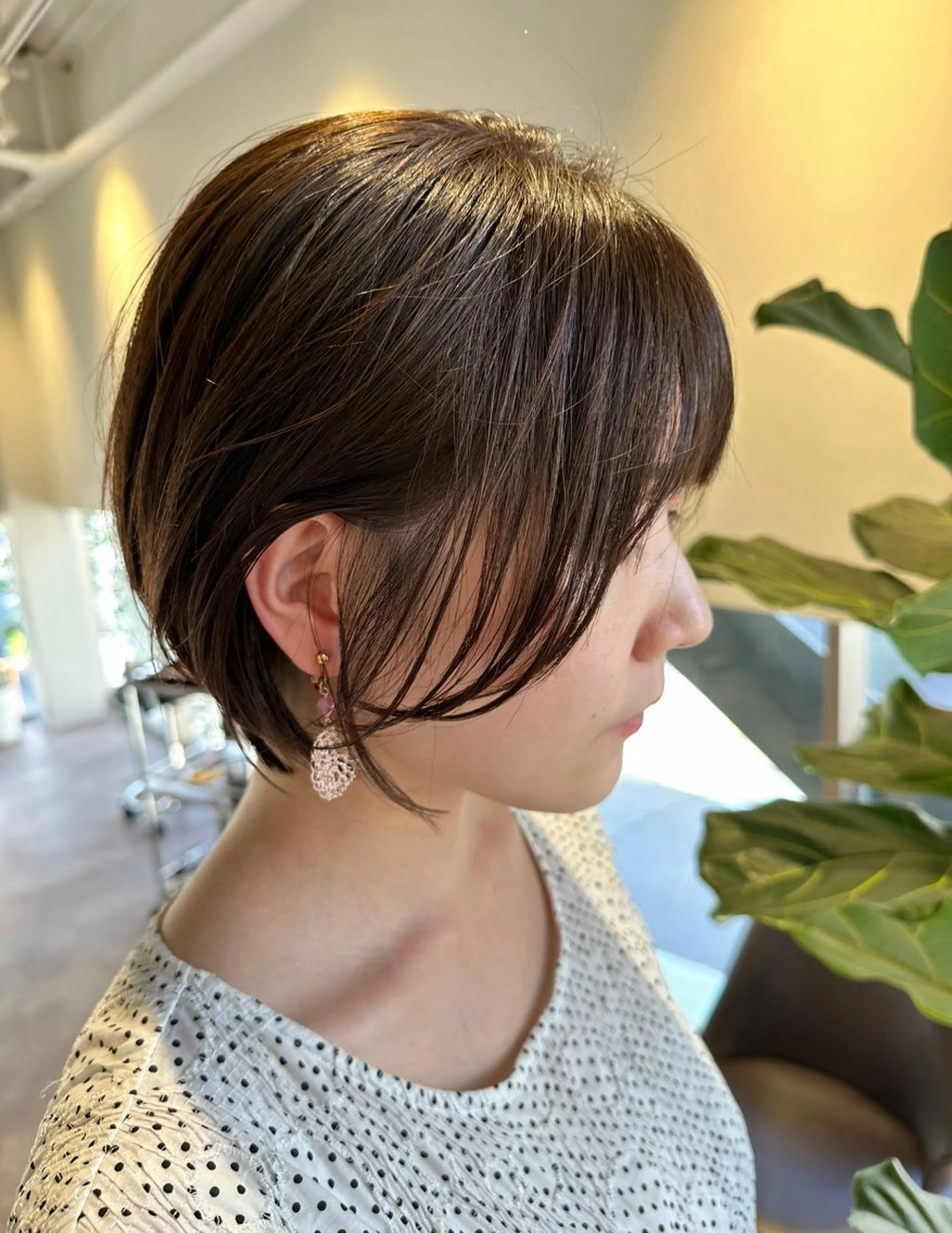 ショート カラー 韓国風/オシャレ /縮毛矯正/滝口琴未のヘアスタイル