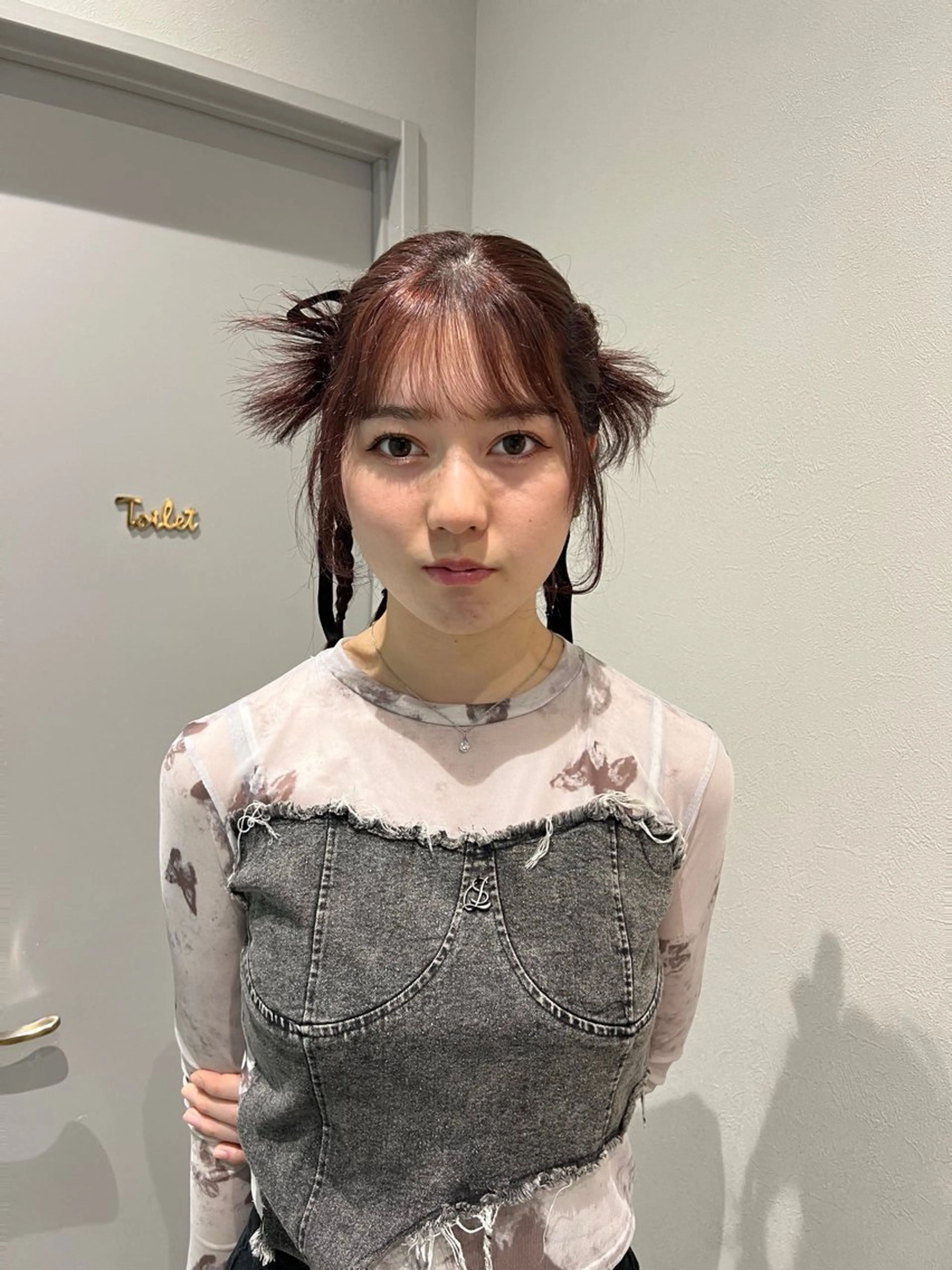 カラー GEM/ hinanaのヘアスタイル