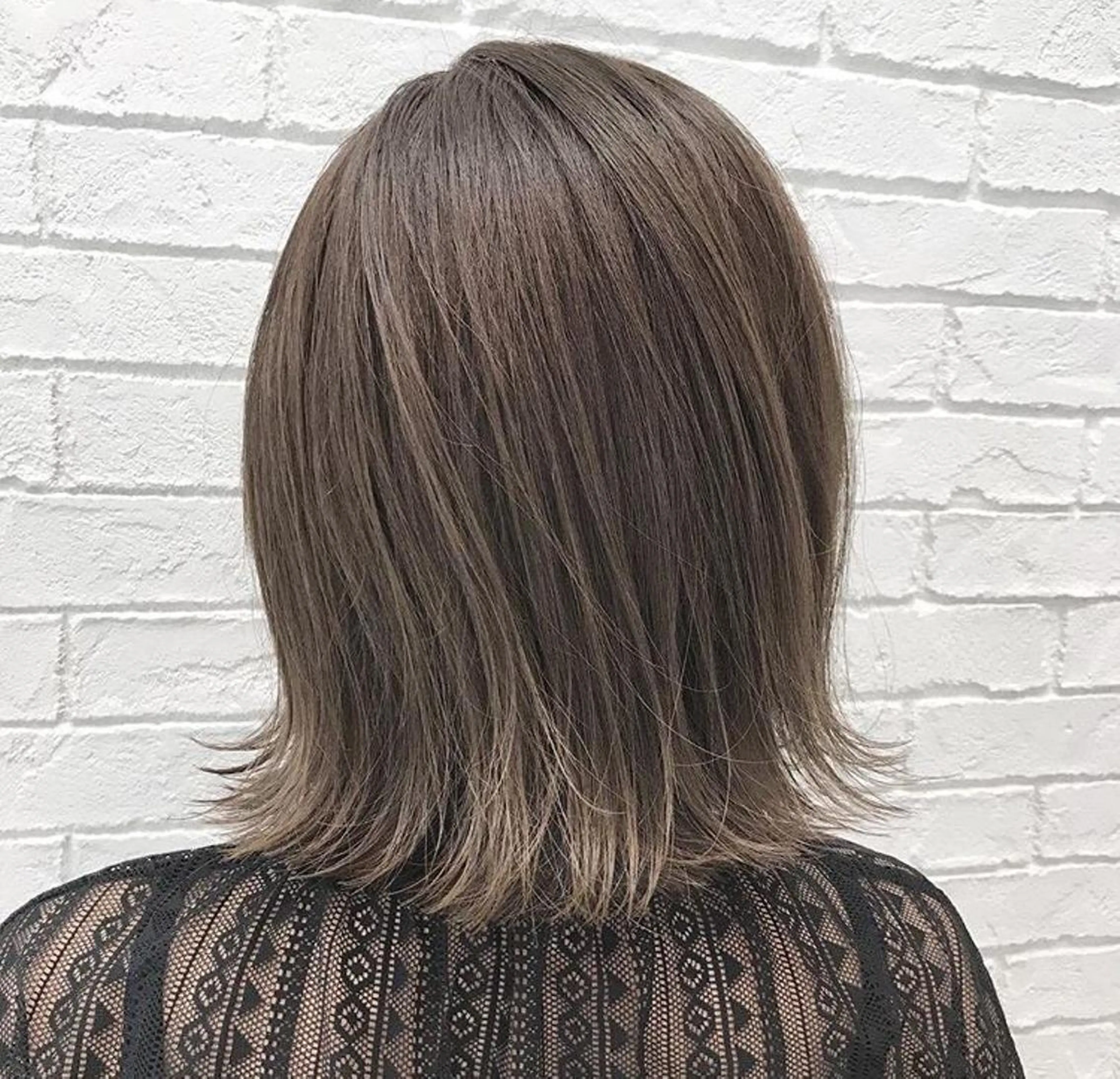 ロング カラー パーマ ヘアアレンジ チビ編み込みエクステ シールEXどぅ〜すのヘアスタイル