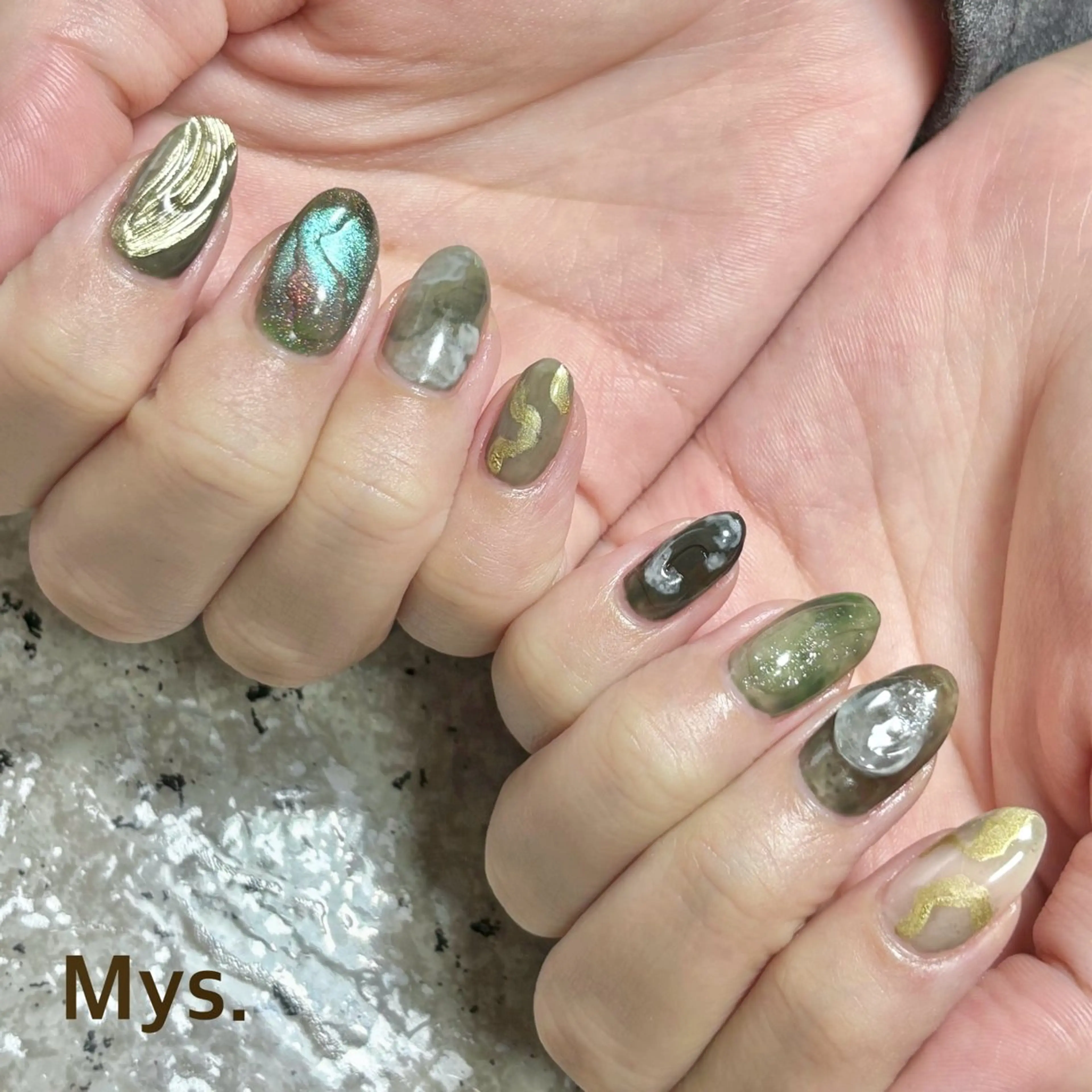 ネイル ハンドネイル Mys. 三上紗紀のネイルデザイン