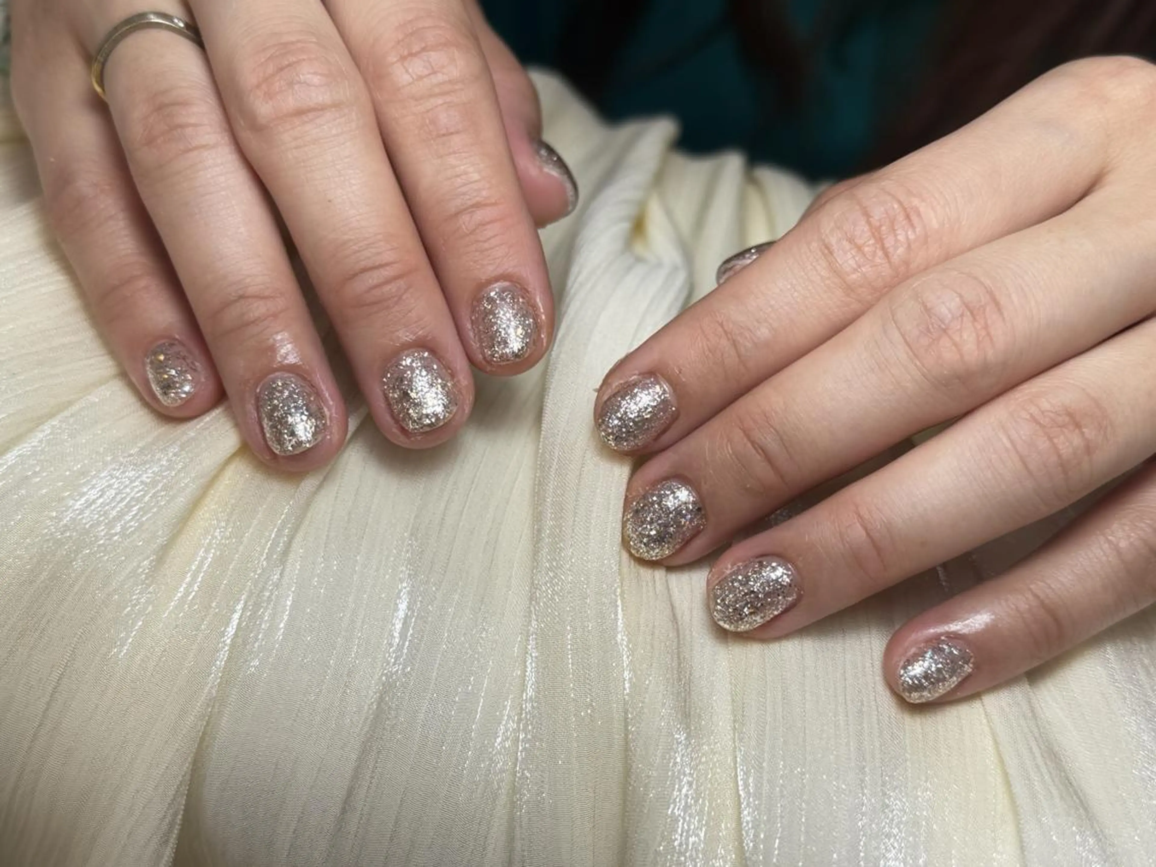 💅限定練習モデル　ワンカラー/ラメグラの写真