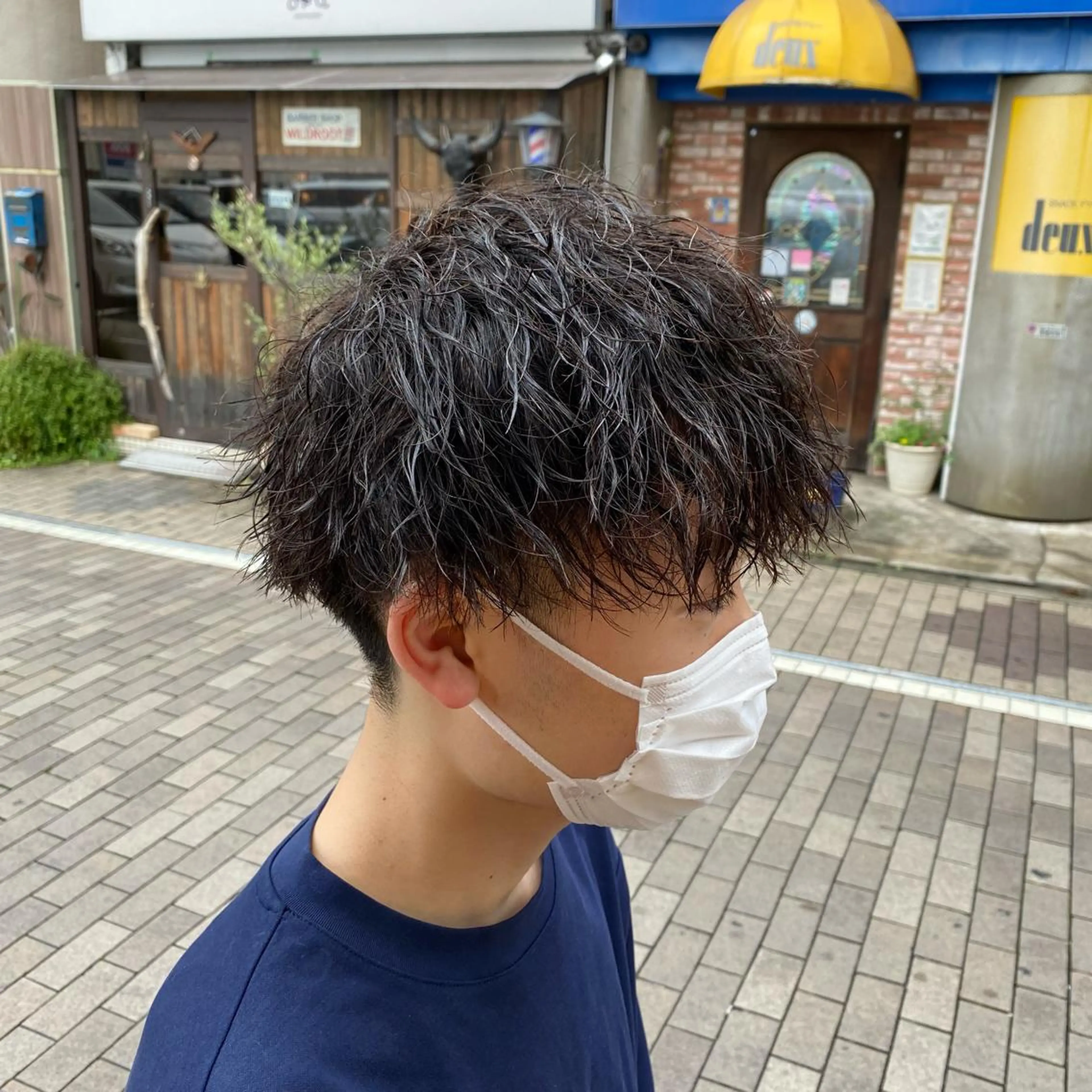 パーマ メンズ メンズパーマ メンズツイストパーマ ツイストパーマ カット パーマ ミモリ ユウタのヘアスタイル