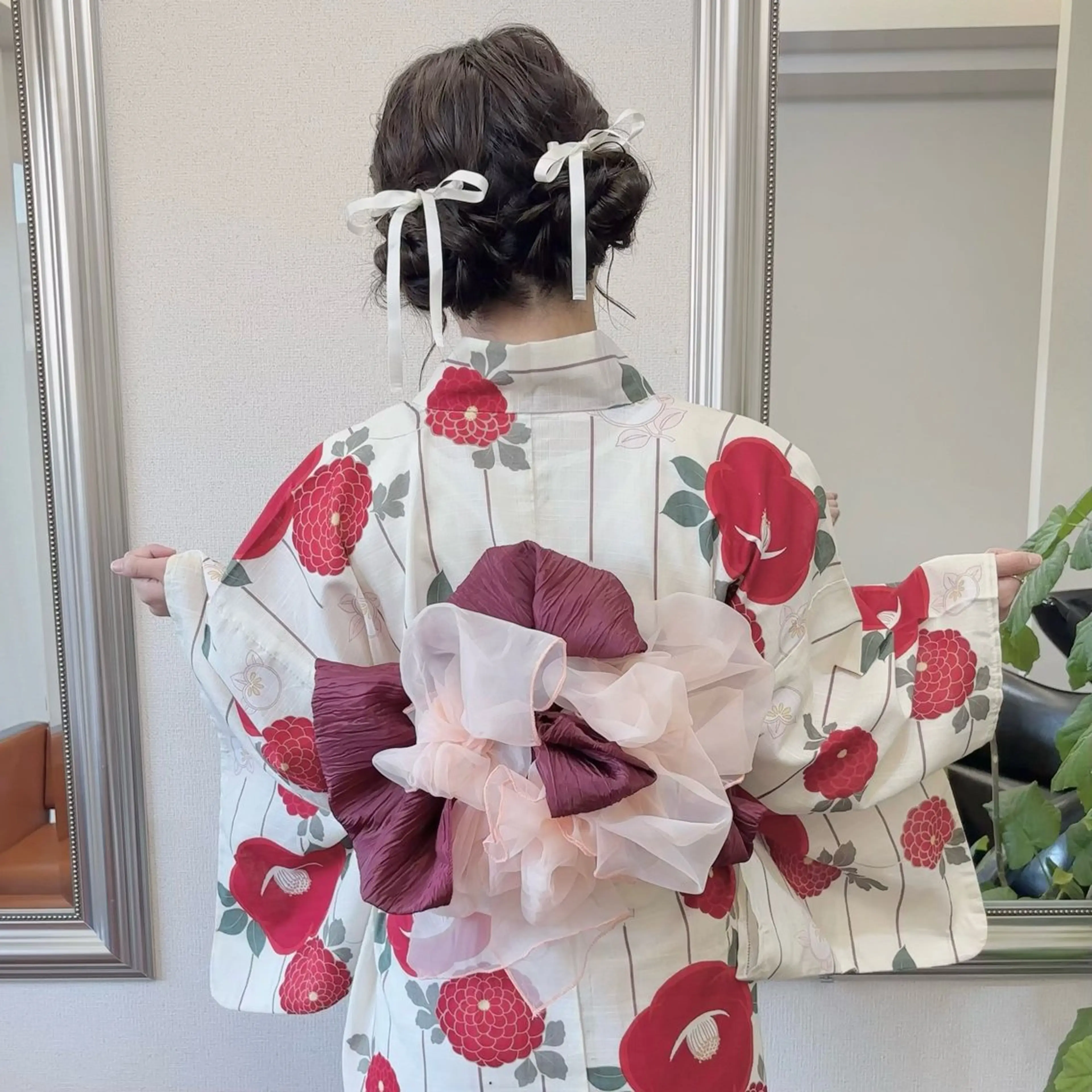 ロング カラー ヘアアレンジ レイヤーカット ロング 着付け 隠れ家サロンso you所属・yukimi .のヘアスタイル