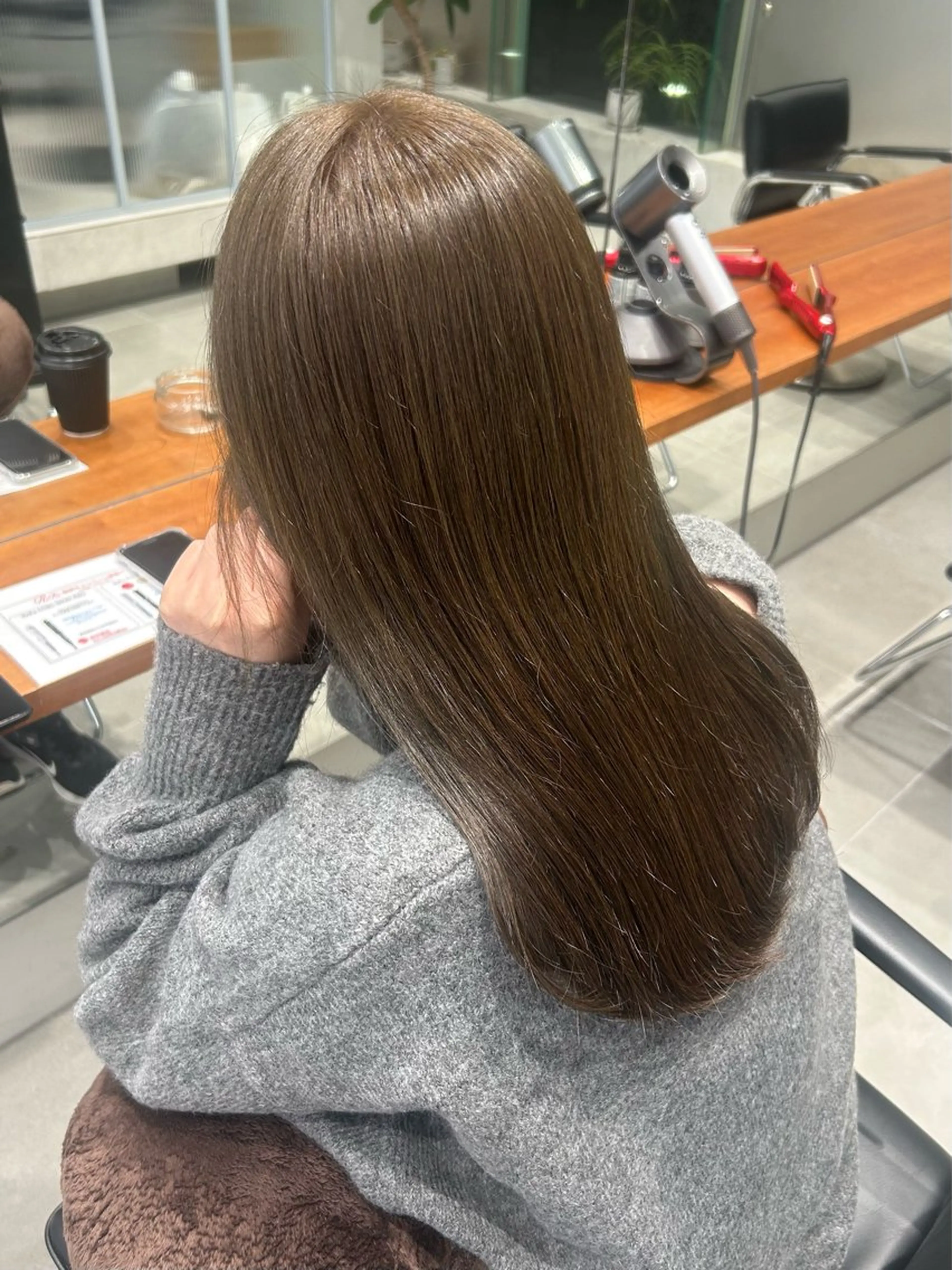 ロング カラー 透明感ハイトーン/ まつ毛パーマ/セイナのマツエク・マツパデザイン