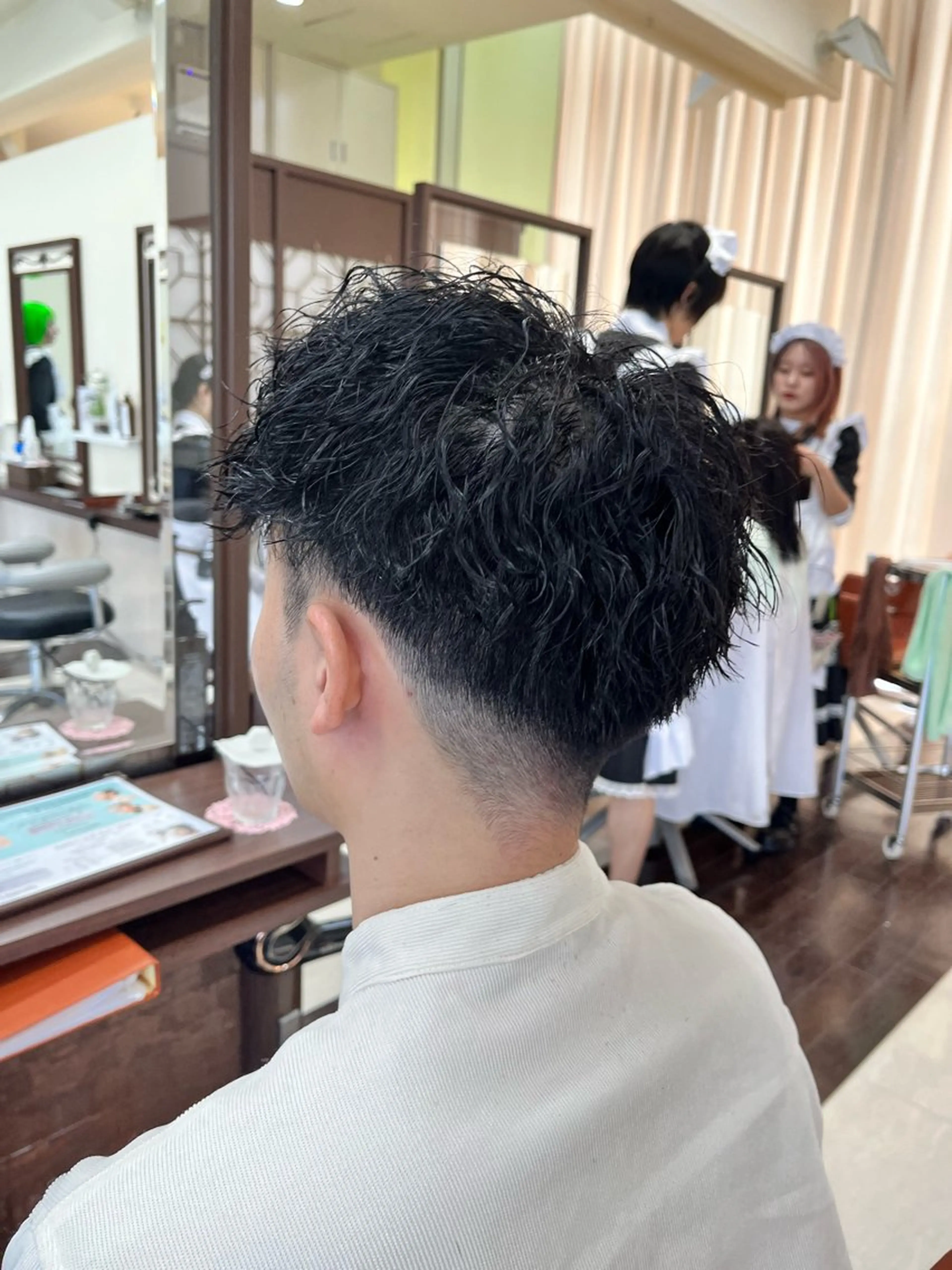 ショート パーマ メンズ メンズパーマ ツイストスパイラルパーマ スパイラルパーマ AROH men's cut&men's perm 船橋店所属・🧊メンズ特化🧊 高木航希のヘアスタイル