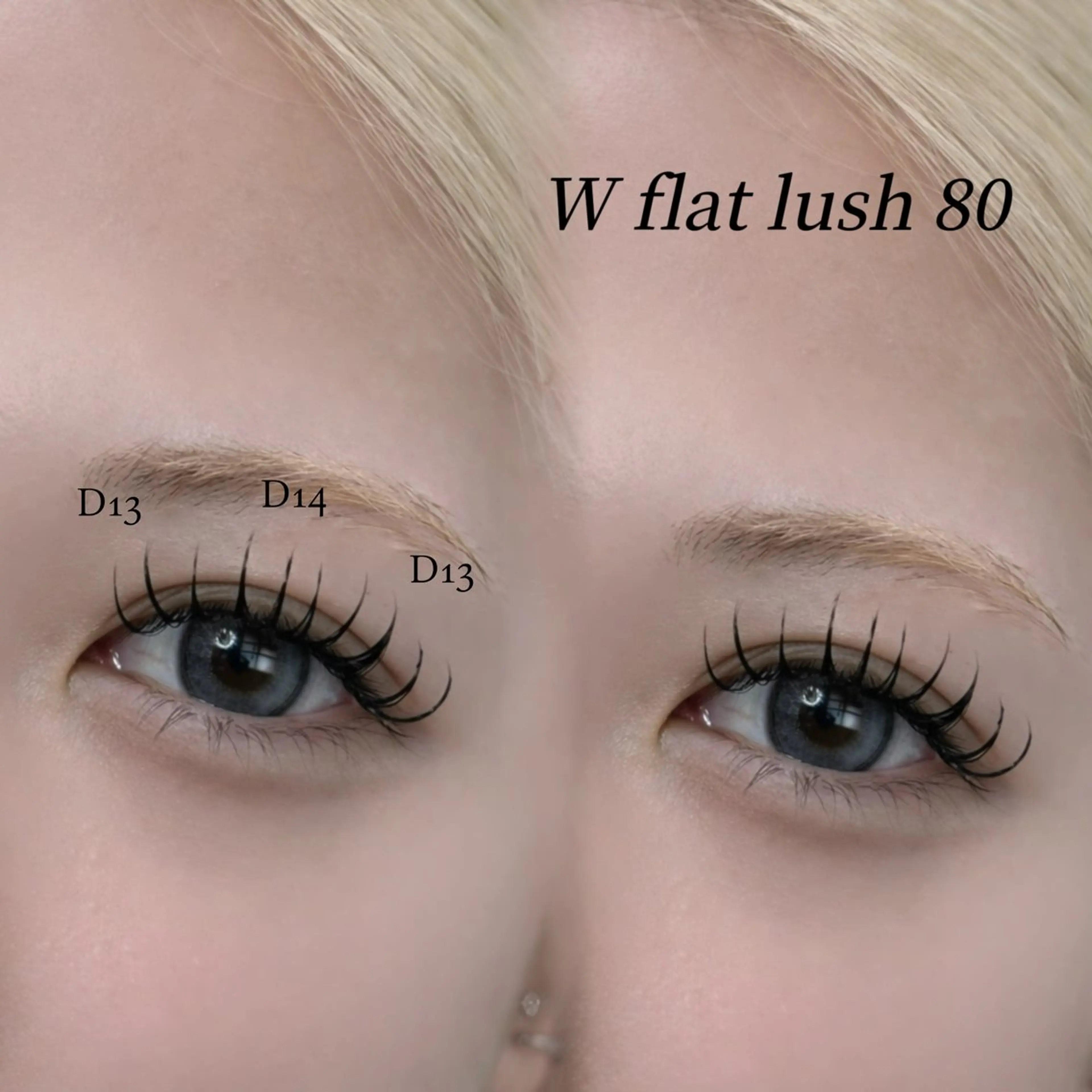 【2/15まで】♡LED Wflat lush 60(120本)♡オフ込の写真
