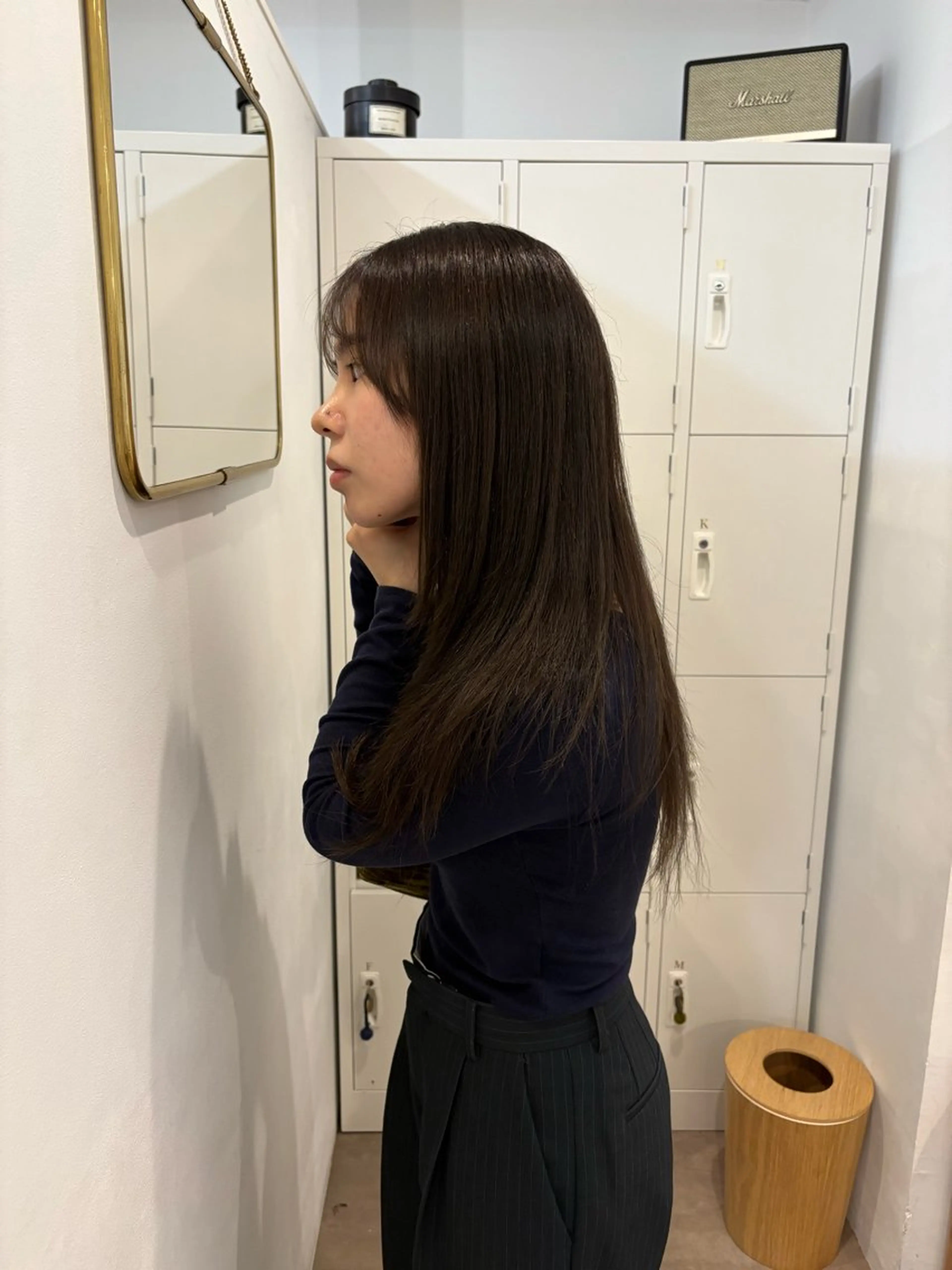 カラー ブラウンカラー ヘアカラー トリートメント フクシママユ / 柔らかカラーのヘアスタイル