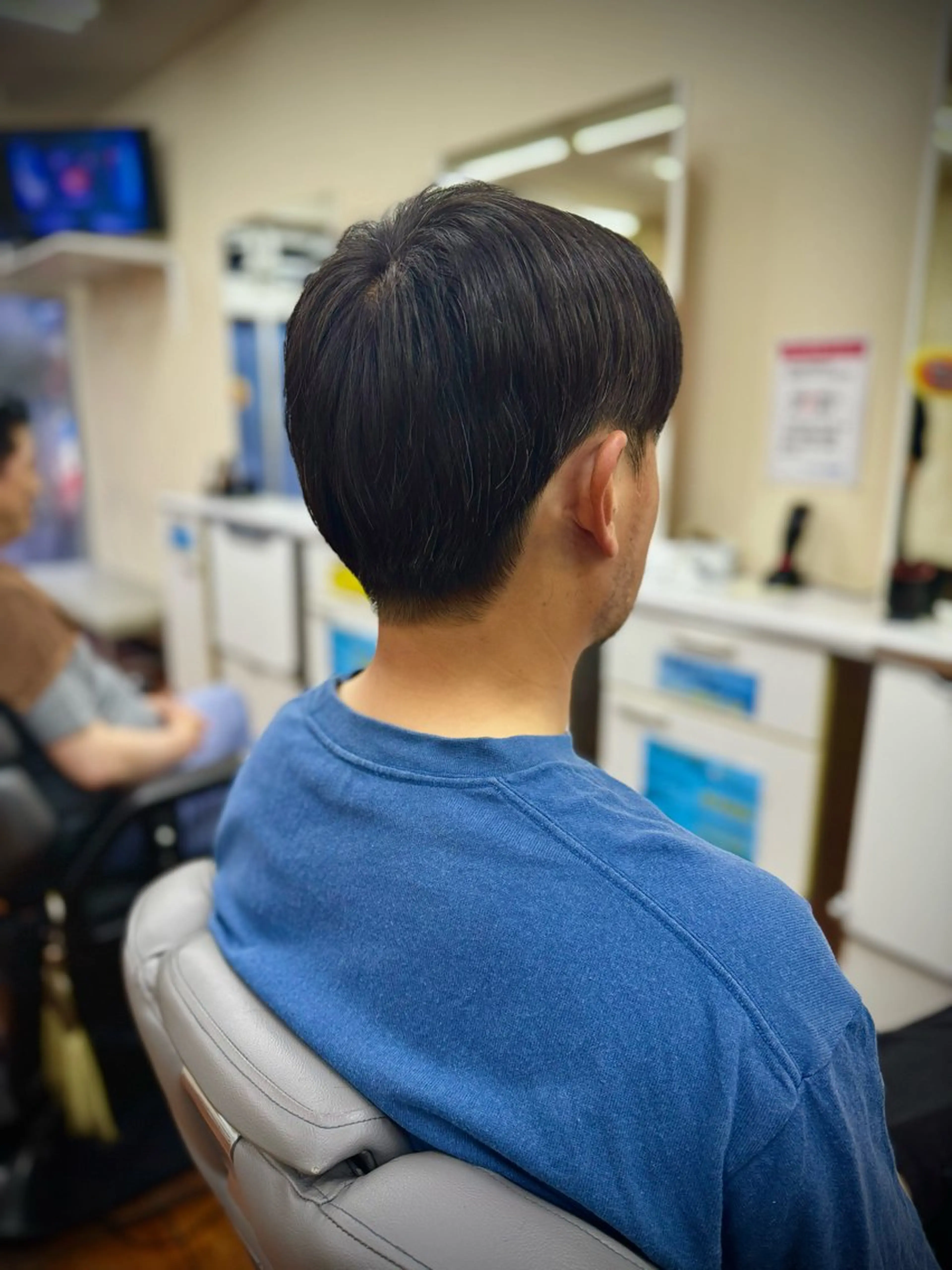 ミディアム メンズ カット ヘアセット ヘアーサロン・シルエット箱崎店所属・井尾 美空斗のヘアスタイル