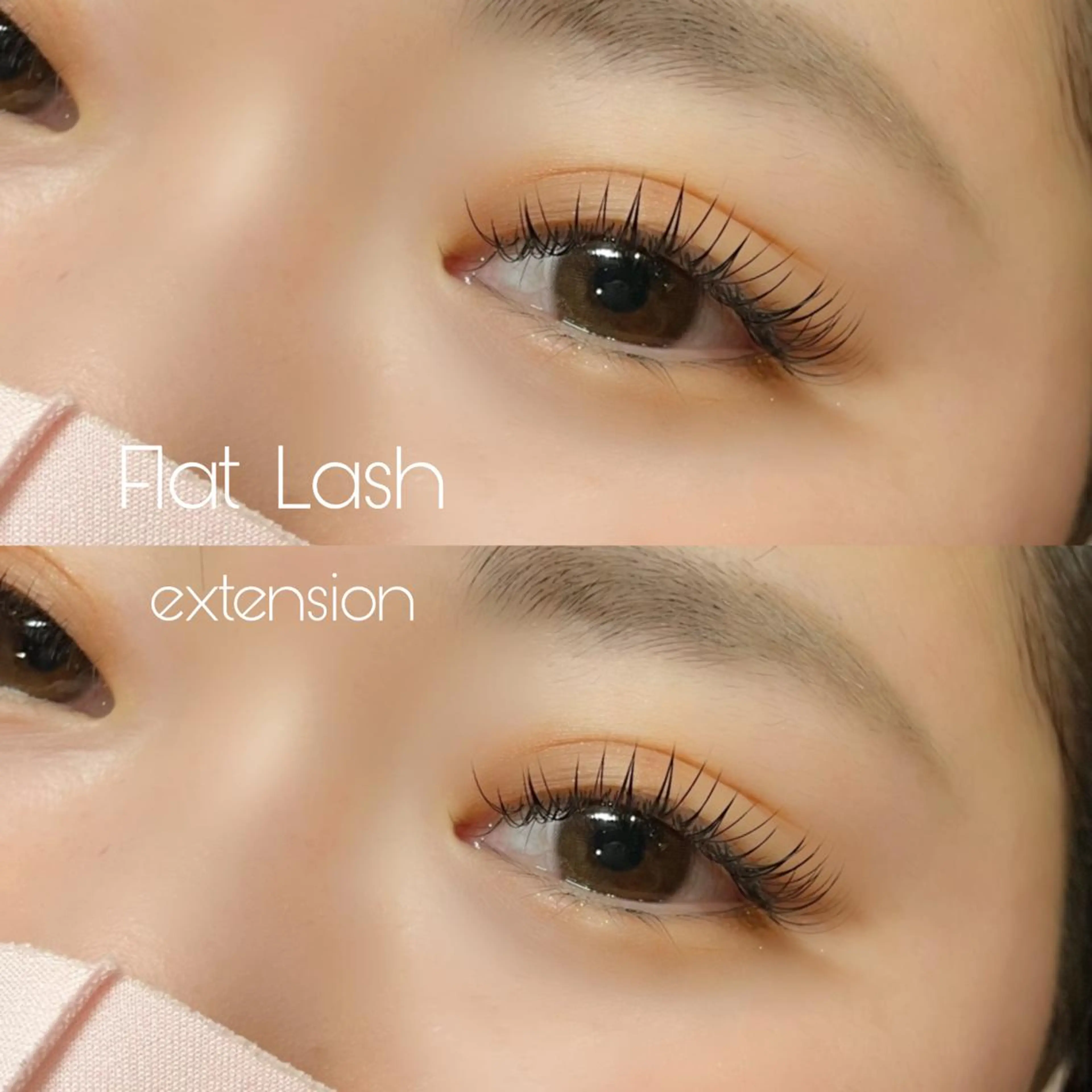 マツエク・マツパ 付け放題 キュート フラットラッシュ andc 久宝寺のマツエク・マツパデザイン